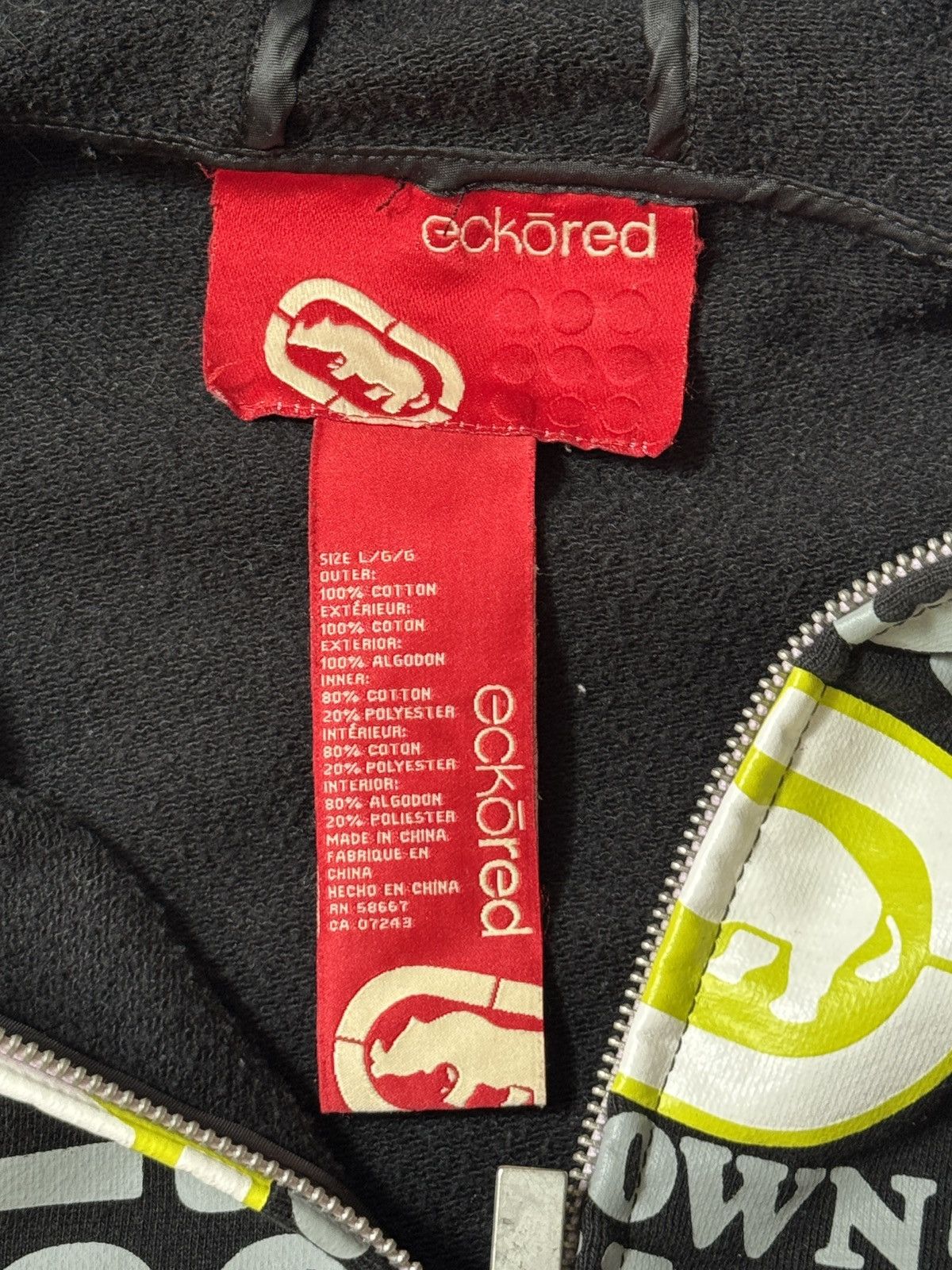 Ecko Unltd. VINTAGE ECKO RED 2000s ZIP UP WEST Size L / US 10 / IT 46 - 4 Thumbnail