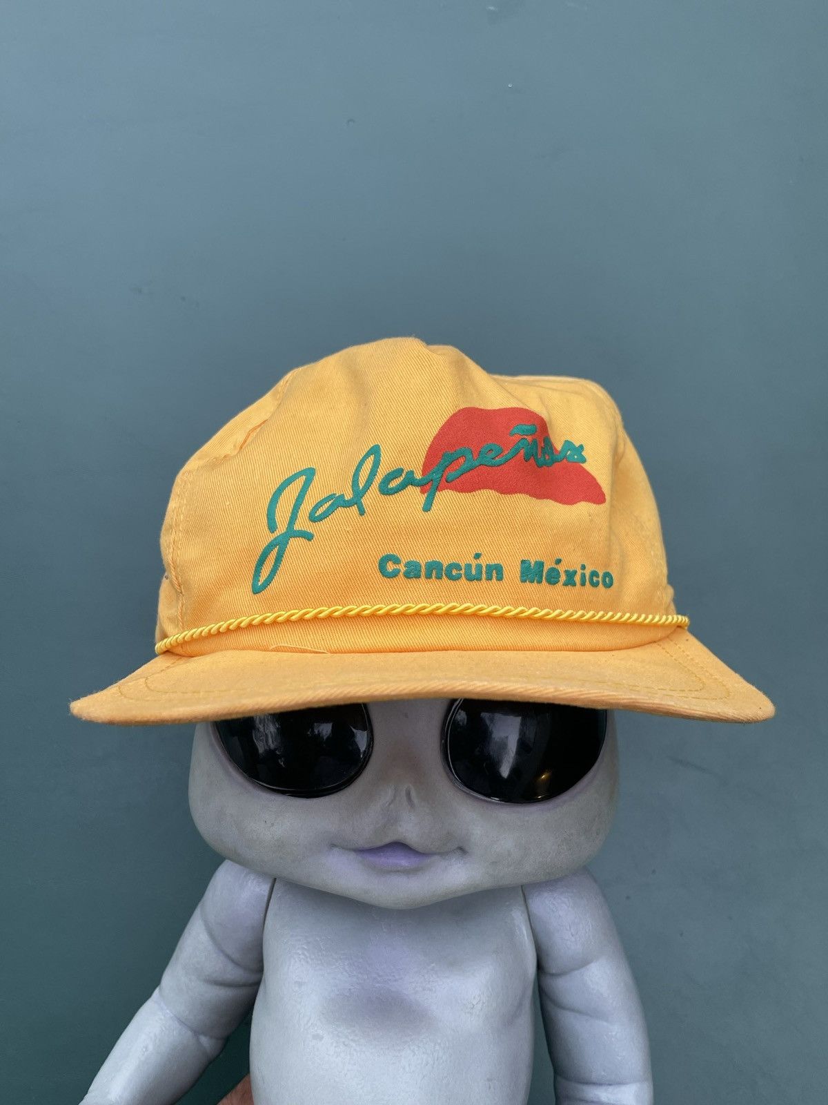 Vintage 80s Vintage Jalapeños Cancun Mexico Beach SnapBack Hat Size ONE SIZE - 1 Thumbnail