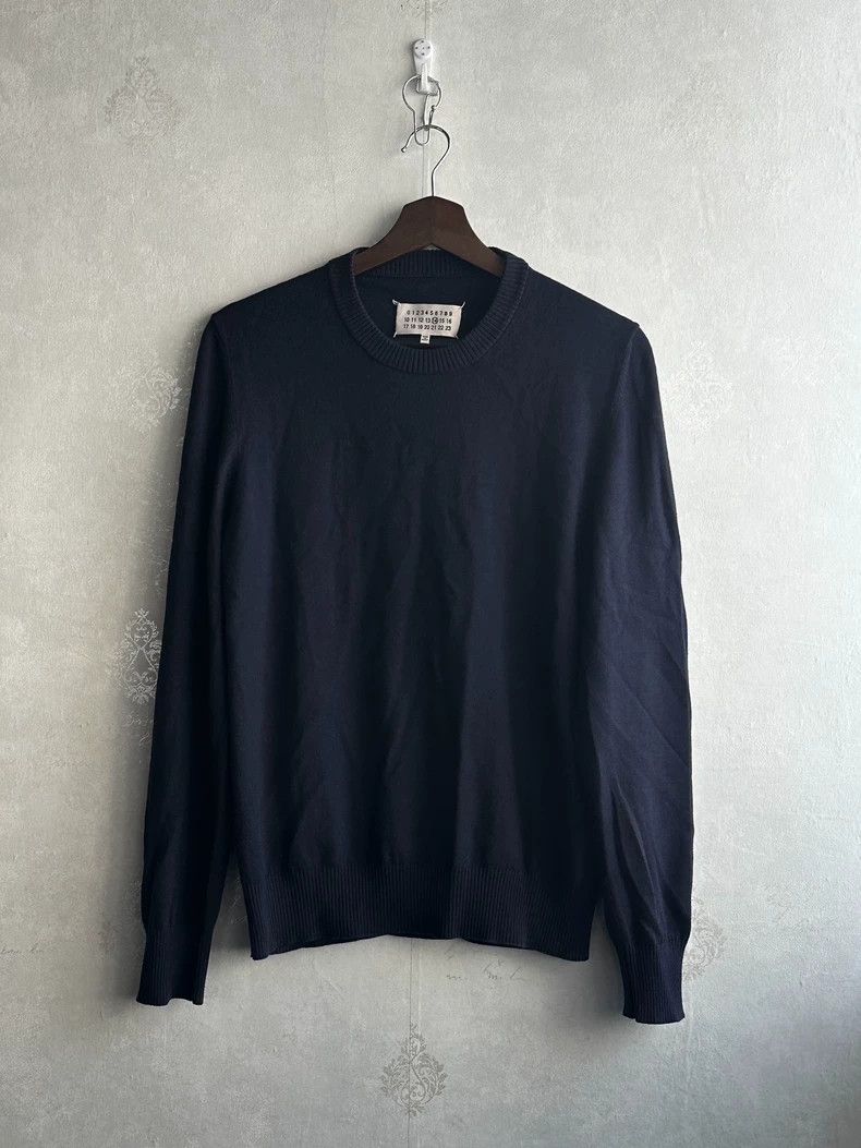 Maison Margiela Maison Margiela 16aw leather-matched sweater Size US S / EU 44-46 / 1 - 2 Thumbnail