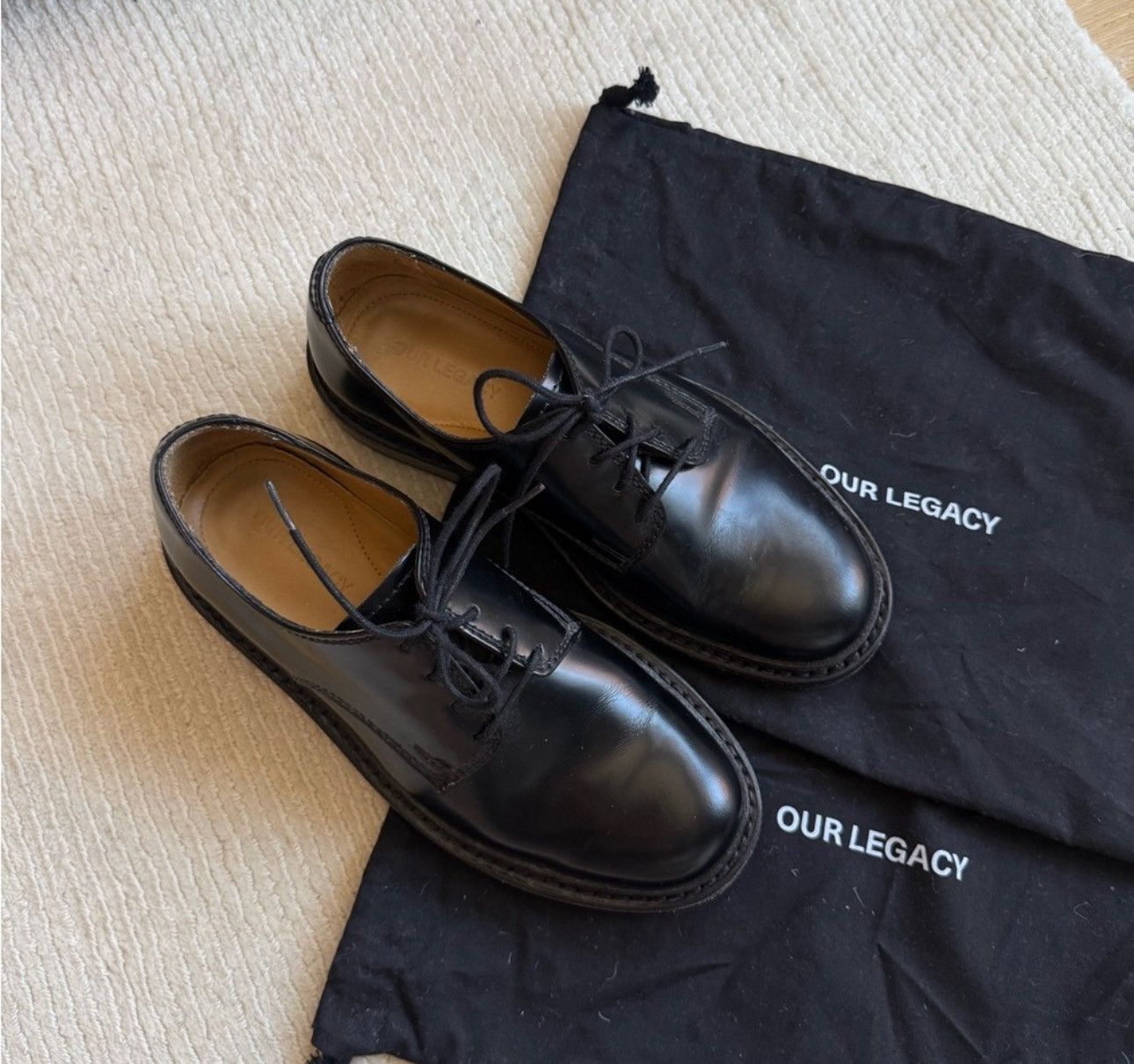 Our Legacy RARE GRAIL Our Legacy leather derby Size US 7.5 / IT 37.5 - 5 Thumbnail