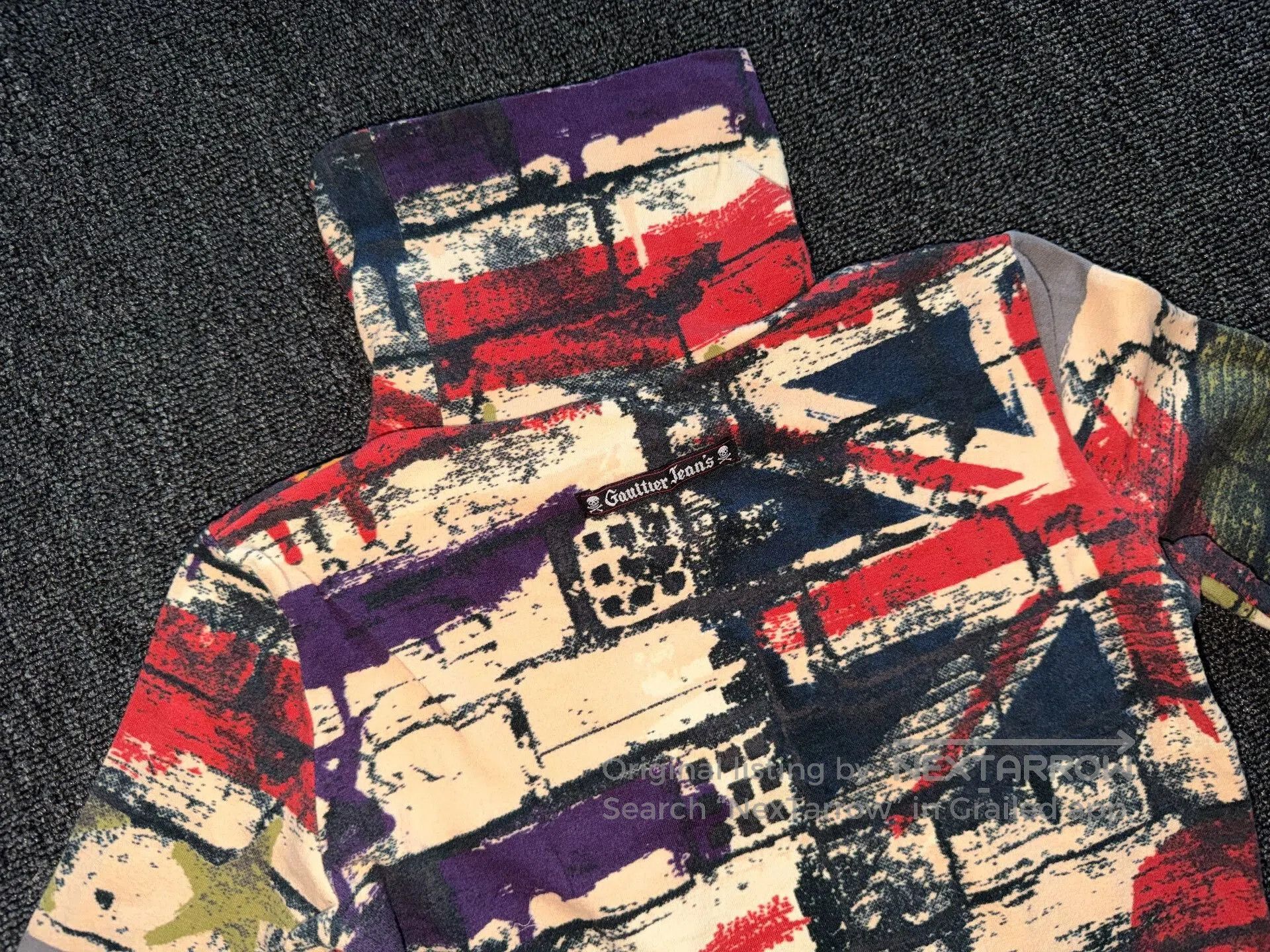 Jean Paul Gaultier Gaultier National Flag Turtleneck Top. Size S / US 4 / IT 40 - 5 Thumbnail
