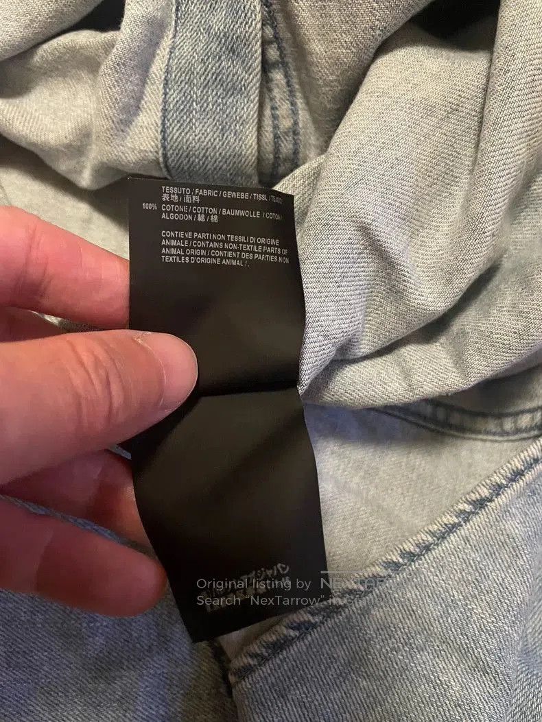 Balenciaga Balenciaga Oversized Denim Patchwork Shirt. Size US XL / EU 56 / 4 - 6 Thumbnail