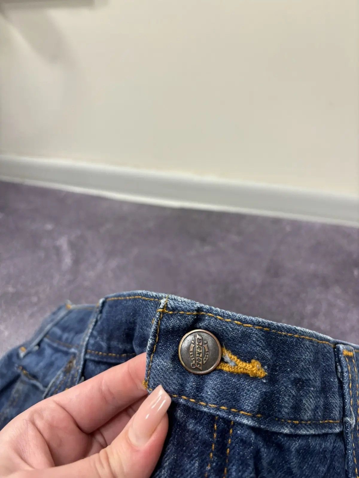 Dickies × Vintage Vintage Dickies Y2K Blue Hype Denim Baggy Jeans Size US 36 / EU 52 - 11 Thumbnail