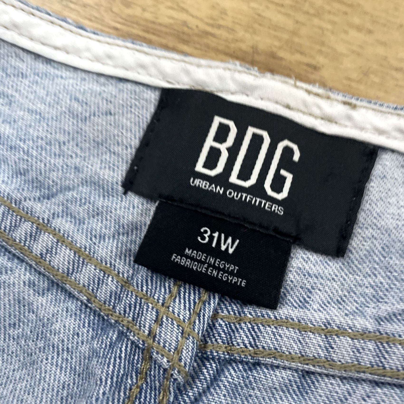 Bdg BDG Urban Outfitters Jeans Women 31W Light Blue Wide Leg Denim 34x30 Baggy Skater 90s Wide-Leg Mens Womens? Size 24" / US 00 / IT 34 - 6 Thumbnail