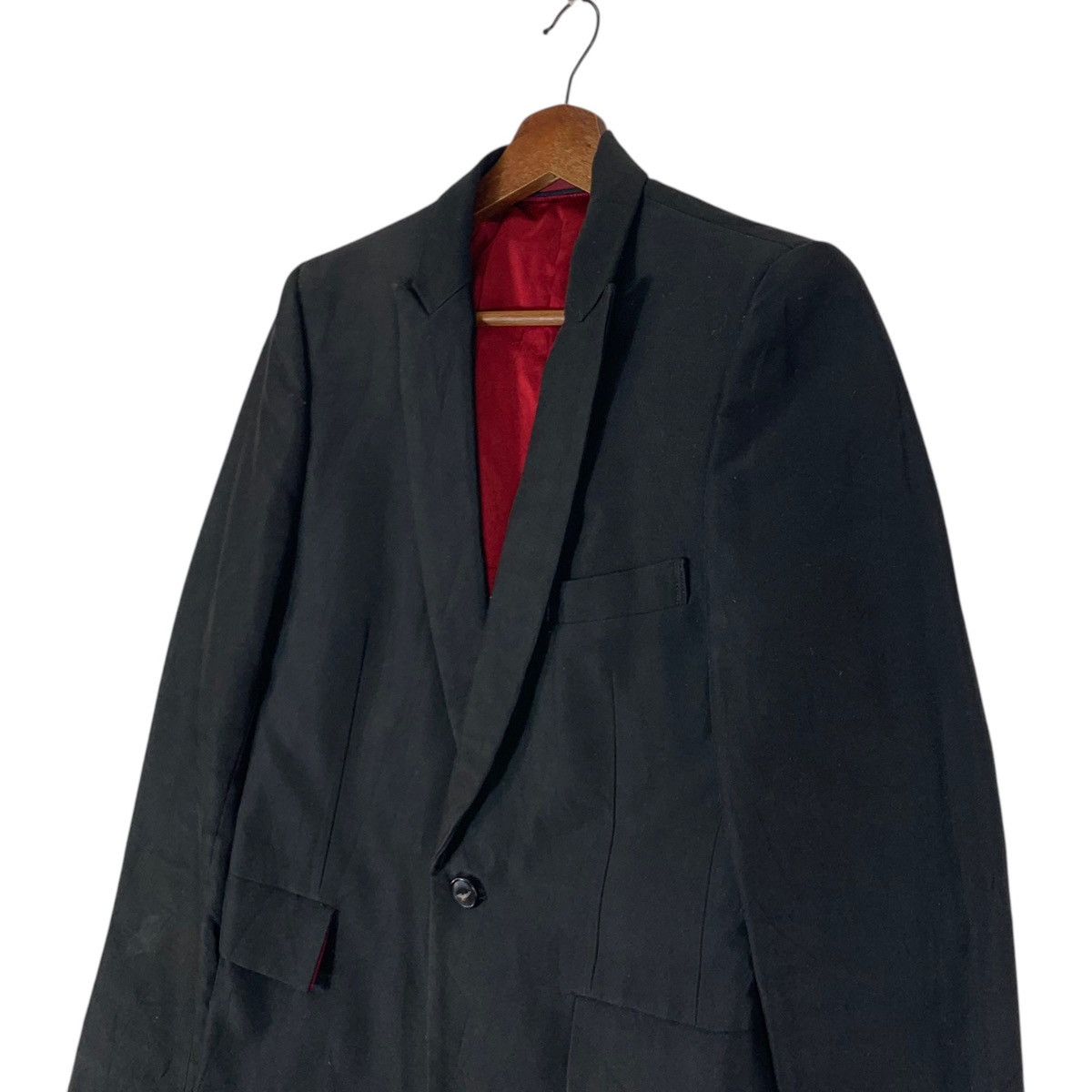 Attachment VINTAGE ATTACHMENT KAZUYUKI KUMAGAI BLACK COAT BLAZER Size US S / EU 44-46 / 1 - 3 Thumbnail