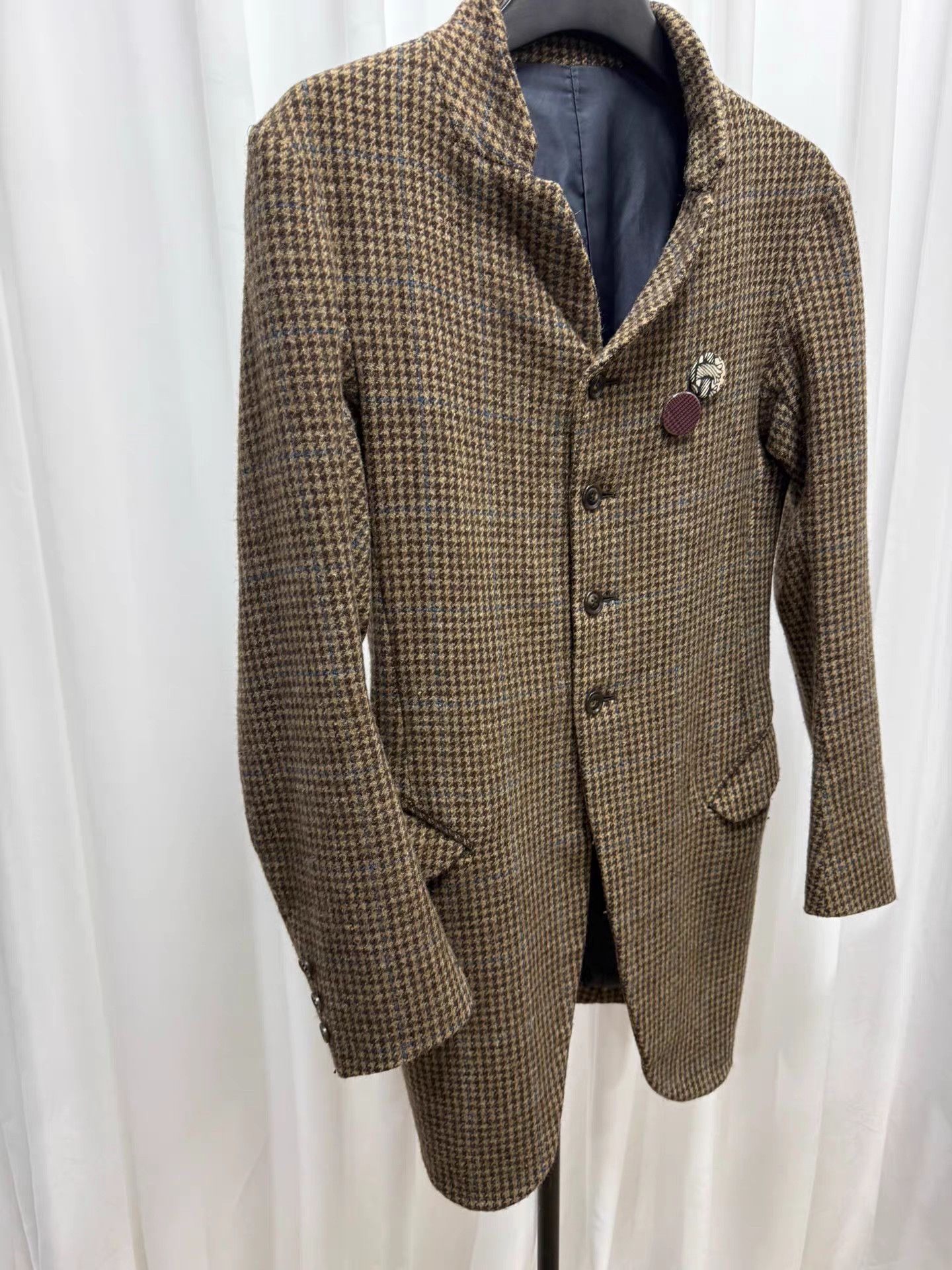 Christopher Nemeth nemeth Houndstooth Wool Slim Fit Jacket K20 Size US S / EU 44-46 / 1 - 4 Thumbnail