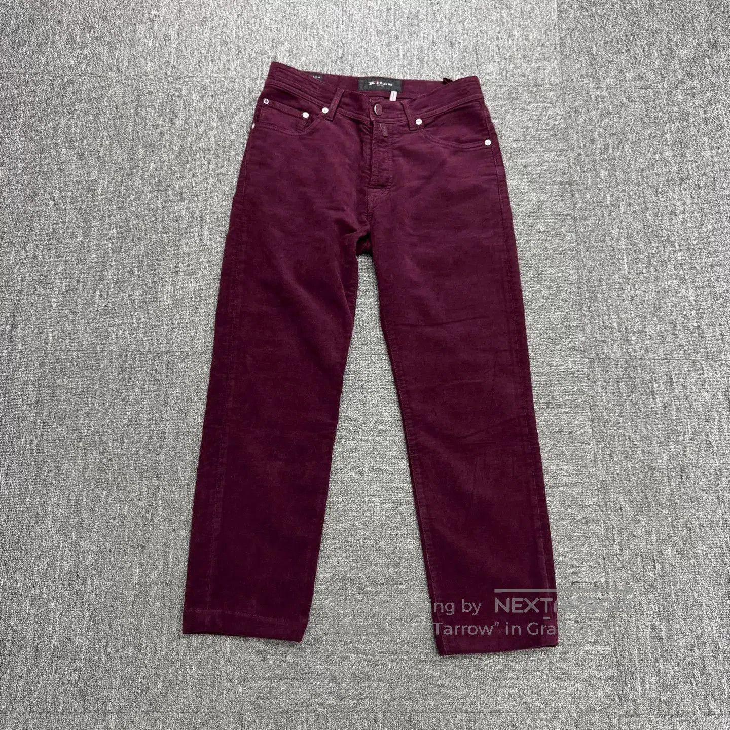 Kiton Kiton Burgundy Casual Pants. Size US 31 - 1 Thumbnail