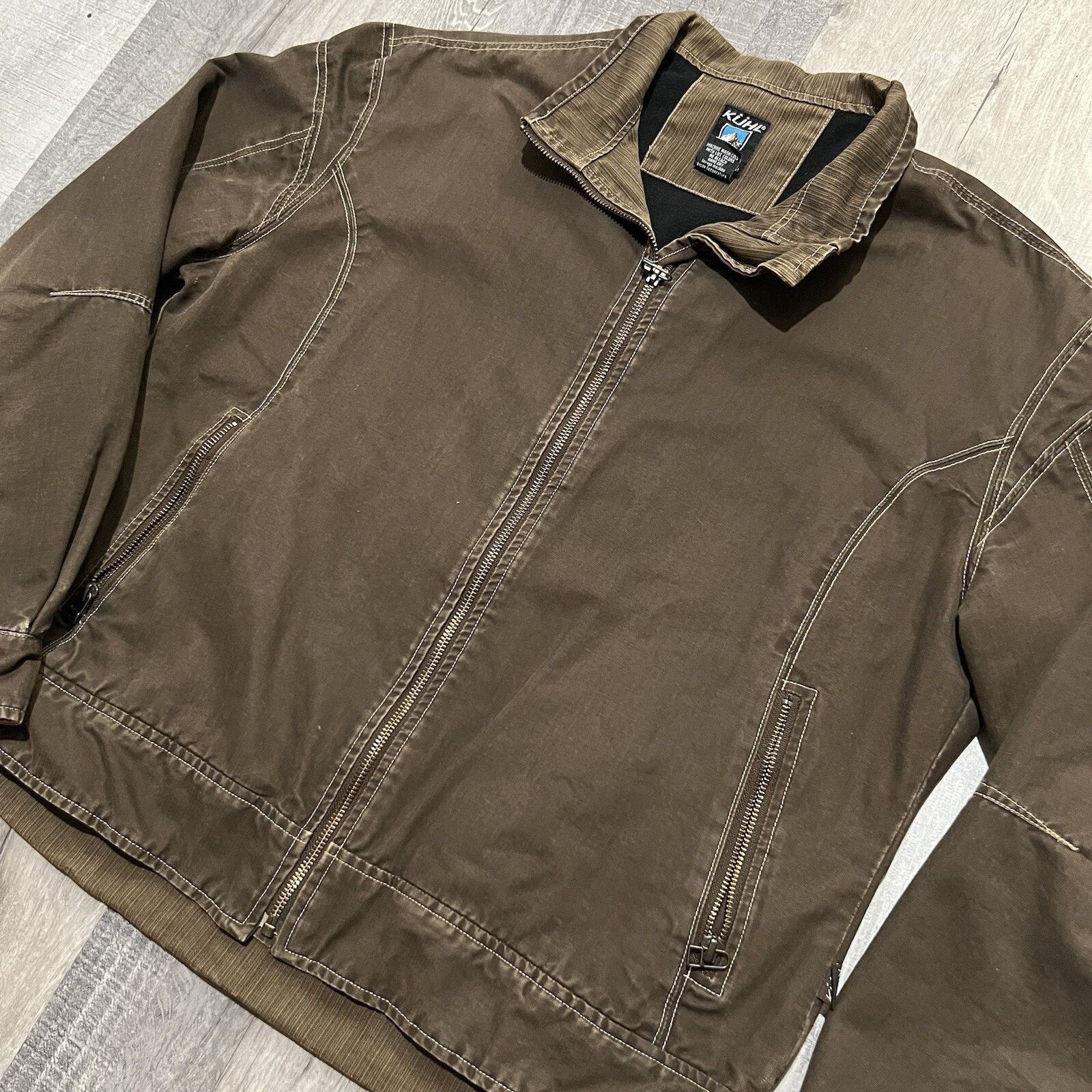 Kuhl Kuhl Womens Burr Jacket Full Zip Brown Canvas Hiking XL Size XL / US 12-14 / IT 48-50 - 3 Thumbnail