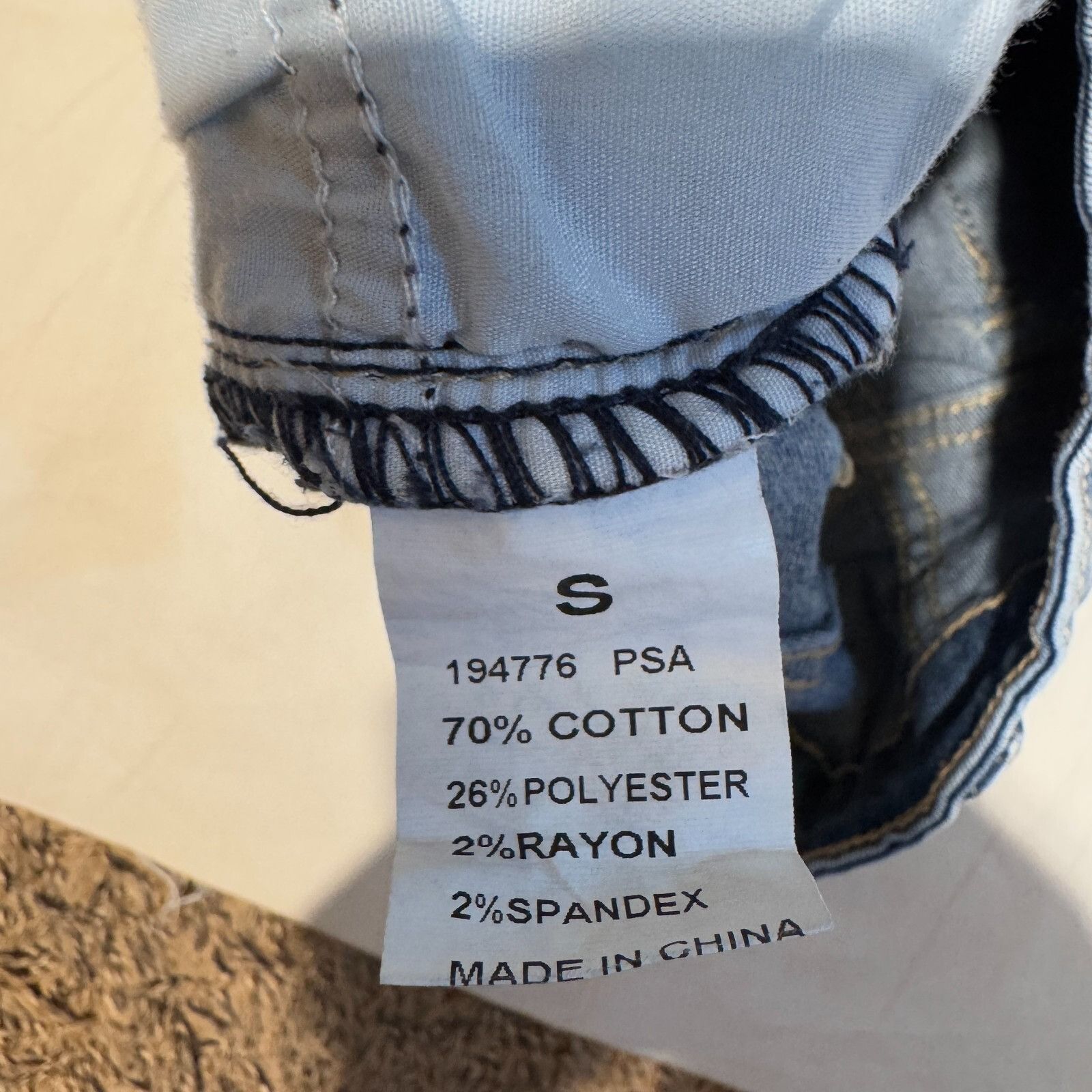 Other Y2K Skate Cargo Jeans Womens 26X29 Blue Straight Wide Leg Sk Size 26" / US 2 / IT 38 - 6 Thumbnail