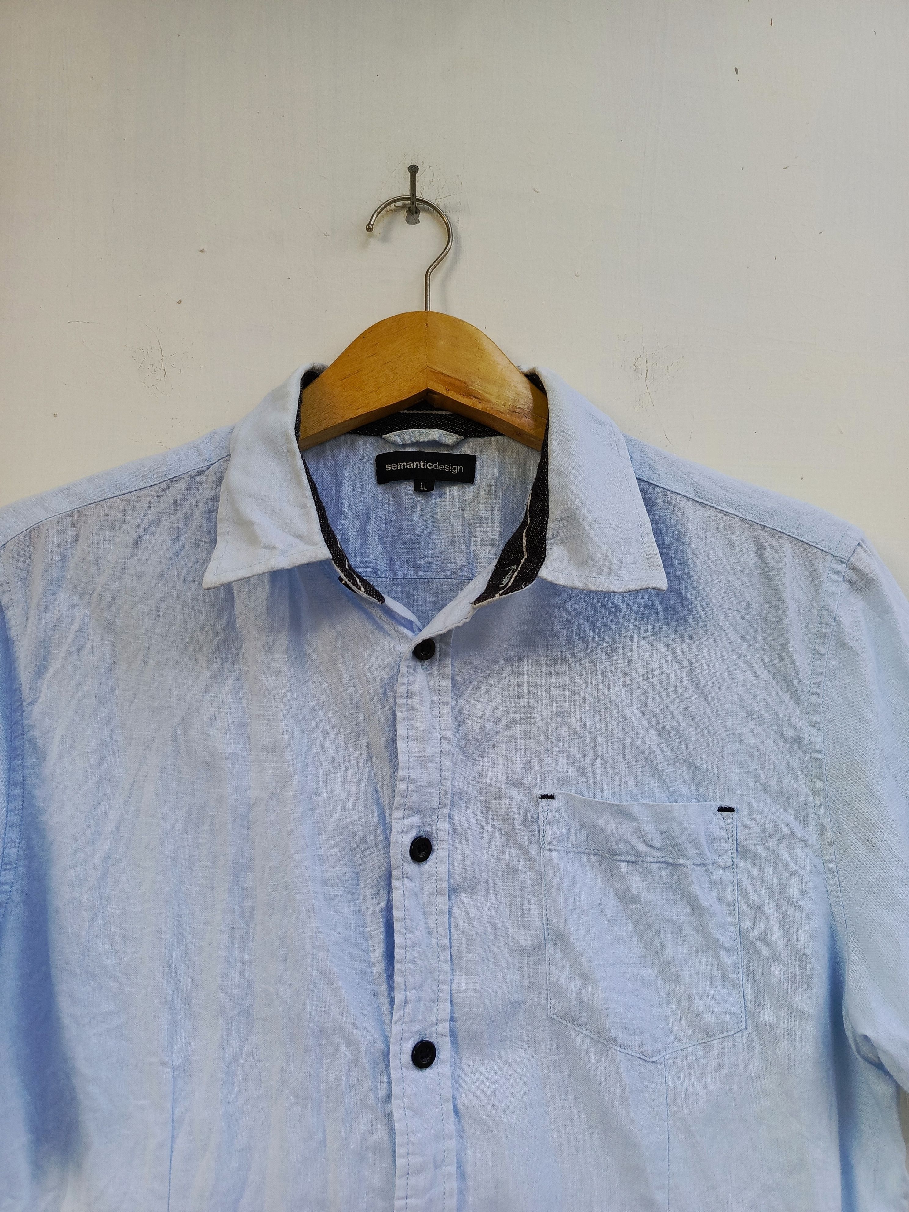 semanticdesign Semantic Design Japan Short Sleeve Shirt – Minimal Casual Size US L / EU 52-54 / 3 - 2 Thumbnail