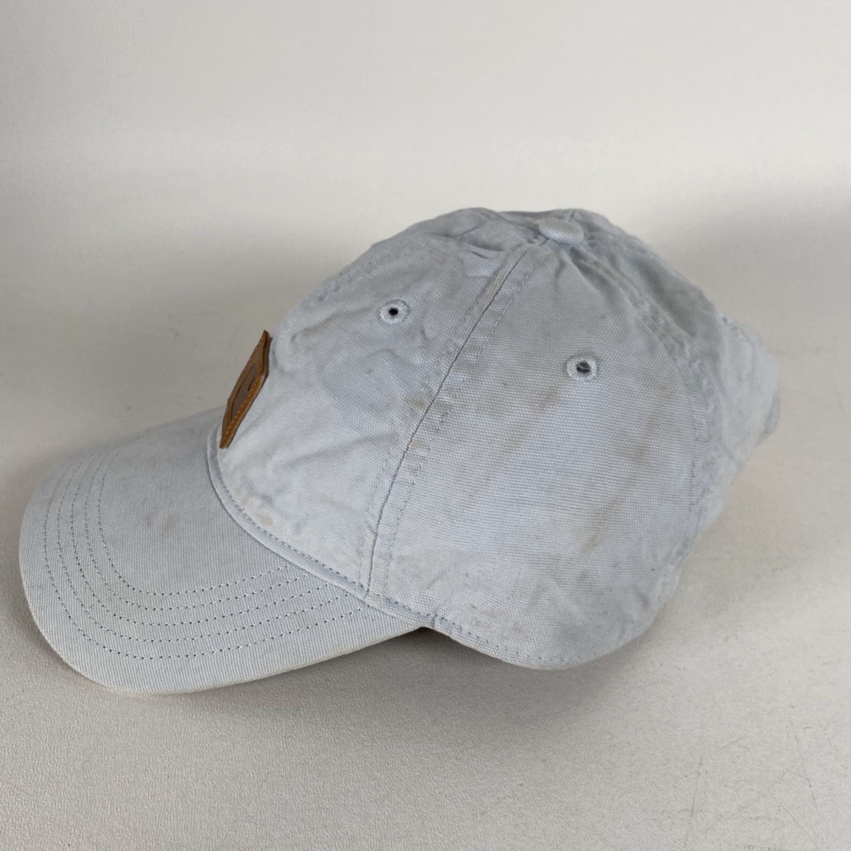 Carhartt VINTAGE Carhartt Force 102427 Women's Odessa Cap Light Blue Canvas Adjustable READ Size ONE SIZE - 4 Thumbnail
