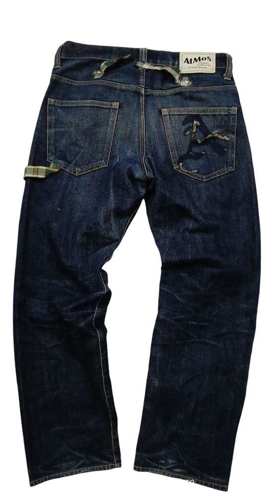 Japanese Brand × atmos Atos at*mos*phere distressed denim Size US 35 - 2 Thumbnail
