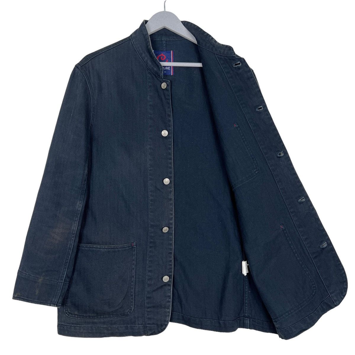 Blue Blue Japan 🔥 BLUE BLUE OBSCURE INDIGO HBT CHORE JACKET Size US M / EU 48-50 / 2 - 9 Thumbnail