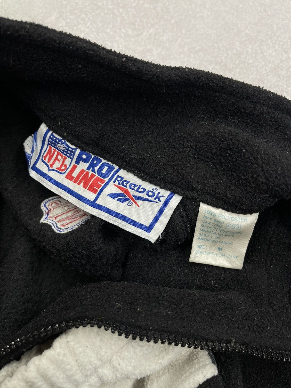 Reebok Vintage Reebok NFL Steelers Pro Line Fleece Jacket Black Y2K Size US XL / EU 56 / 4 - 11 Thumbnail