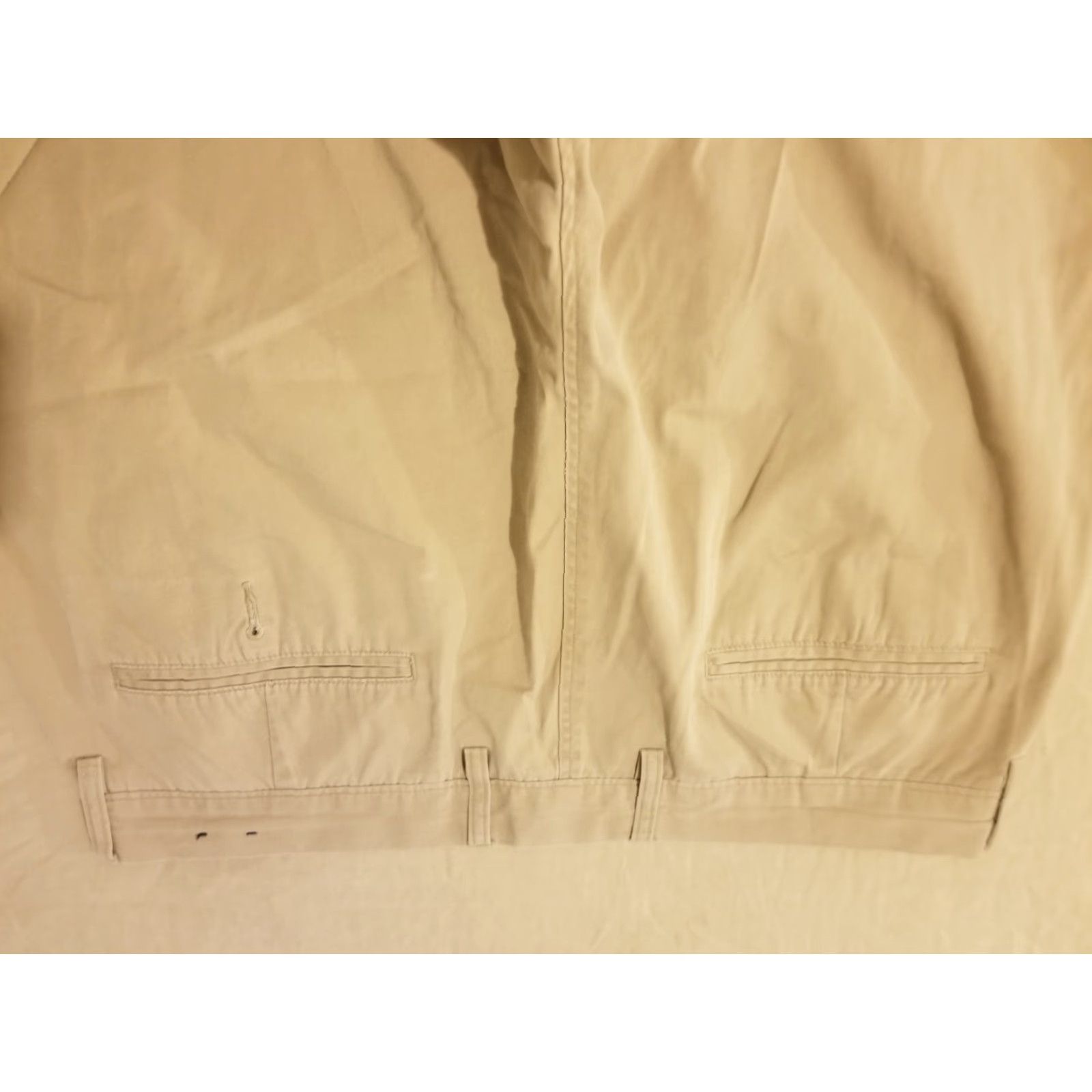 J.Crew VINTAGE Mens J. Crew Khaki Dress Pants 34x30 Cotton Slack Chino Trouser Stretch 35x28 Size US 34 / EU 50 - 2 Thumbnail