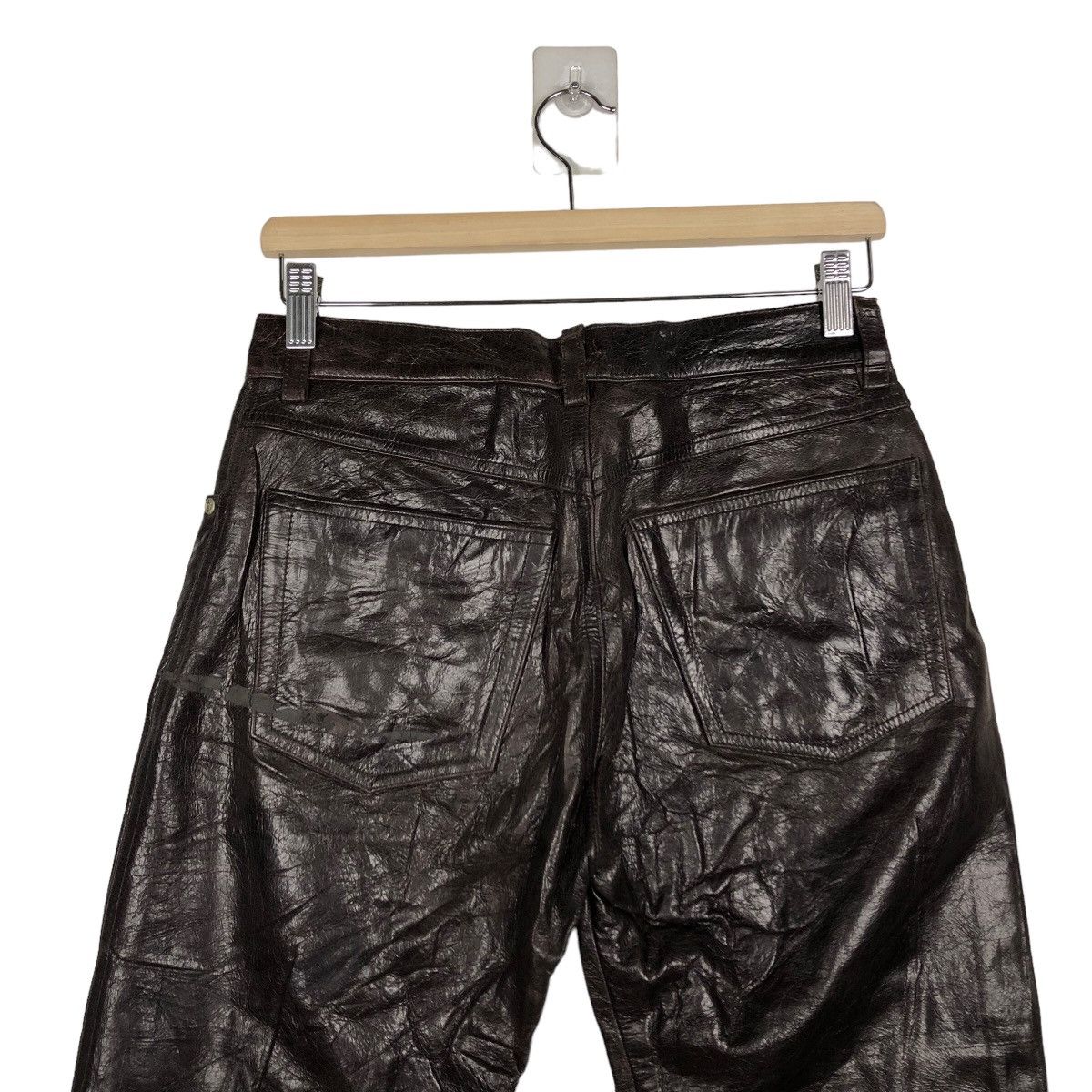 Genuine Leather 🔥Rare Flammingo Genuine Leather Pants Inspire by Hysteric Size US 28 / EU 44 - 8 Thumbnail