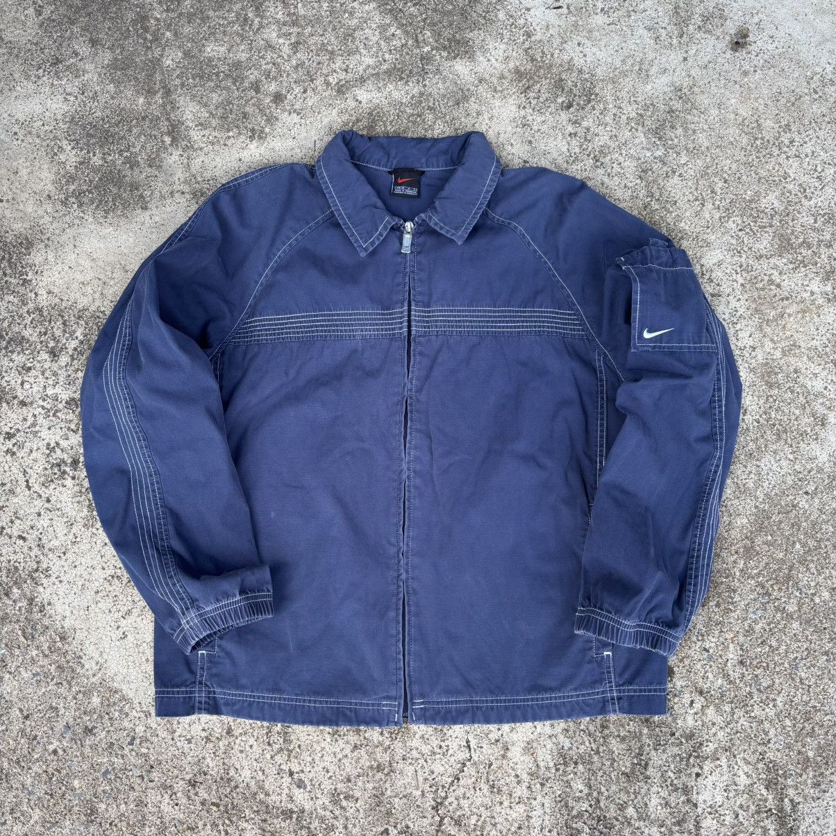 Nike Vintage 90’s Nike Cotton Jacket Size US M / EU 48-50 / 2 - 1 Thumbnail