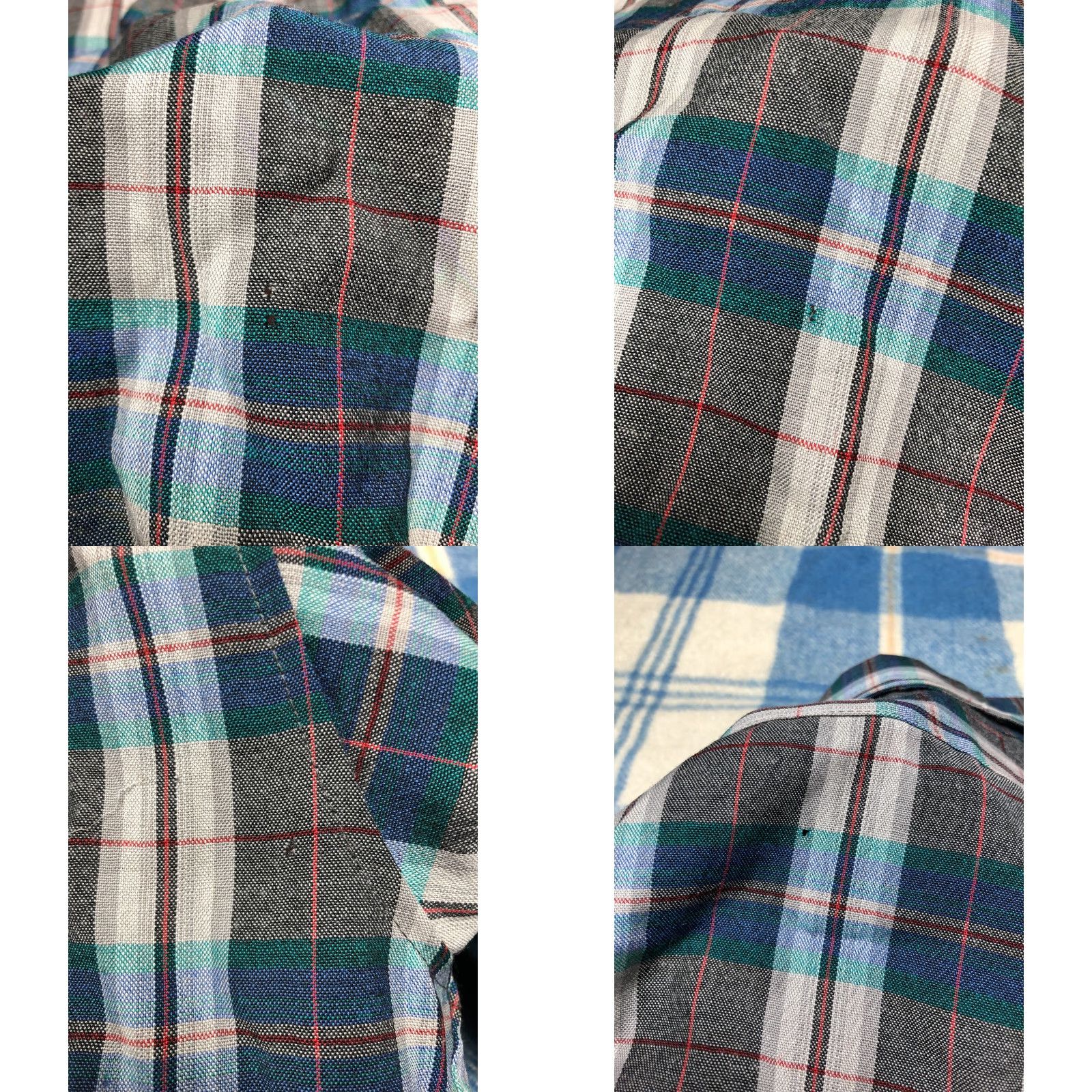 Pendleton VINTAGE Pendleton Button Shirt Men Medium Plaid Turquoise Blue Green Wool 80s 70s Long Sleeve Size US M / EU 48-50 / 2 - 8 Thumbnail