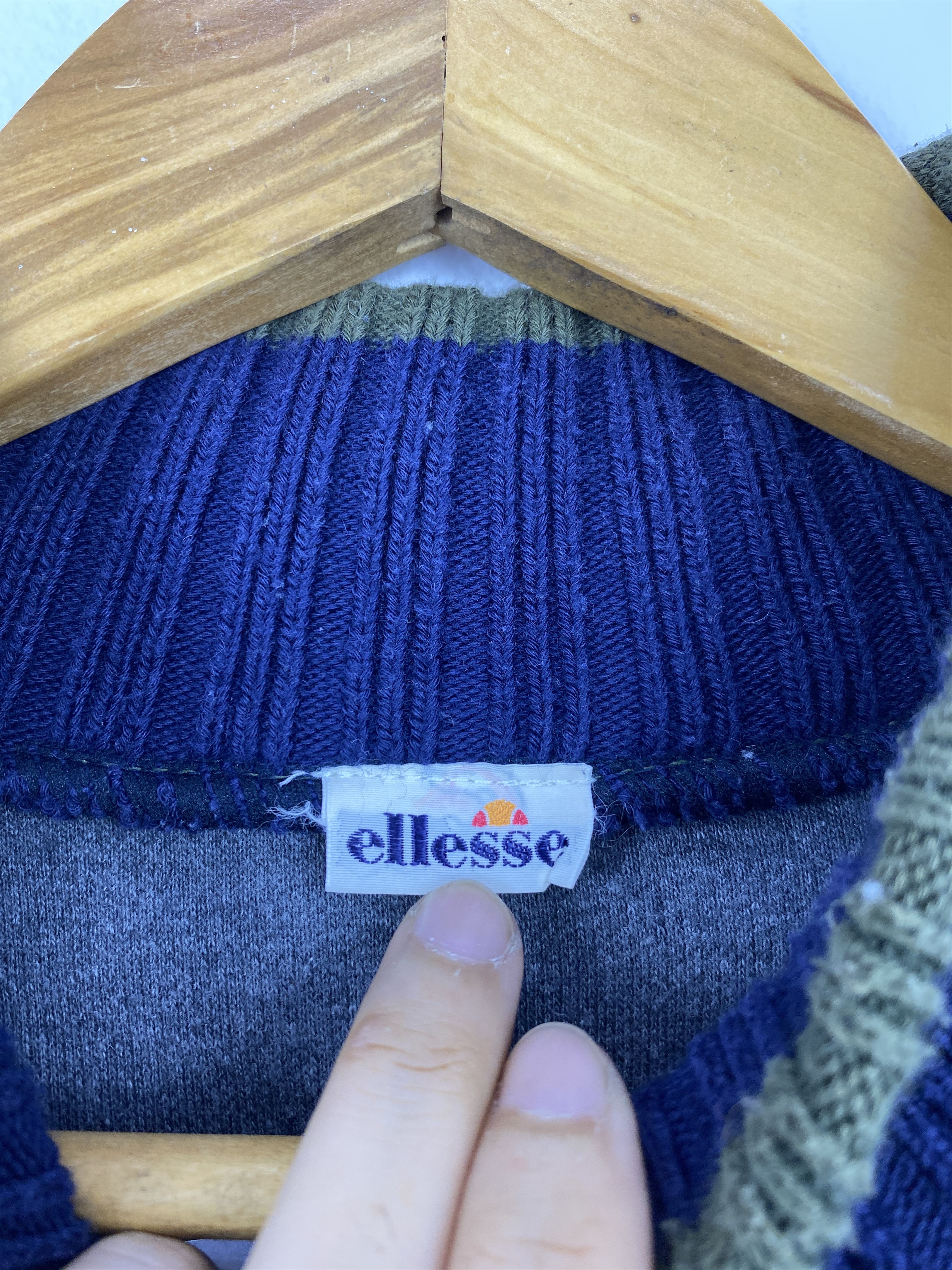 Ellesse Vintage 80s Ellesse Pullover Crewneck Sweatshirt SH0492 Size US L / EU 52-54 / 3 - 5 Thumbnail
