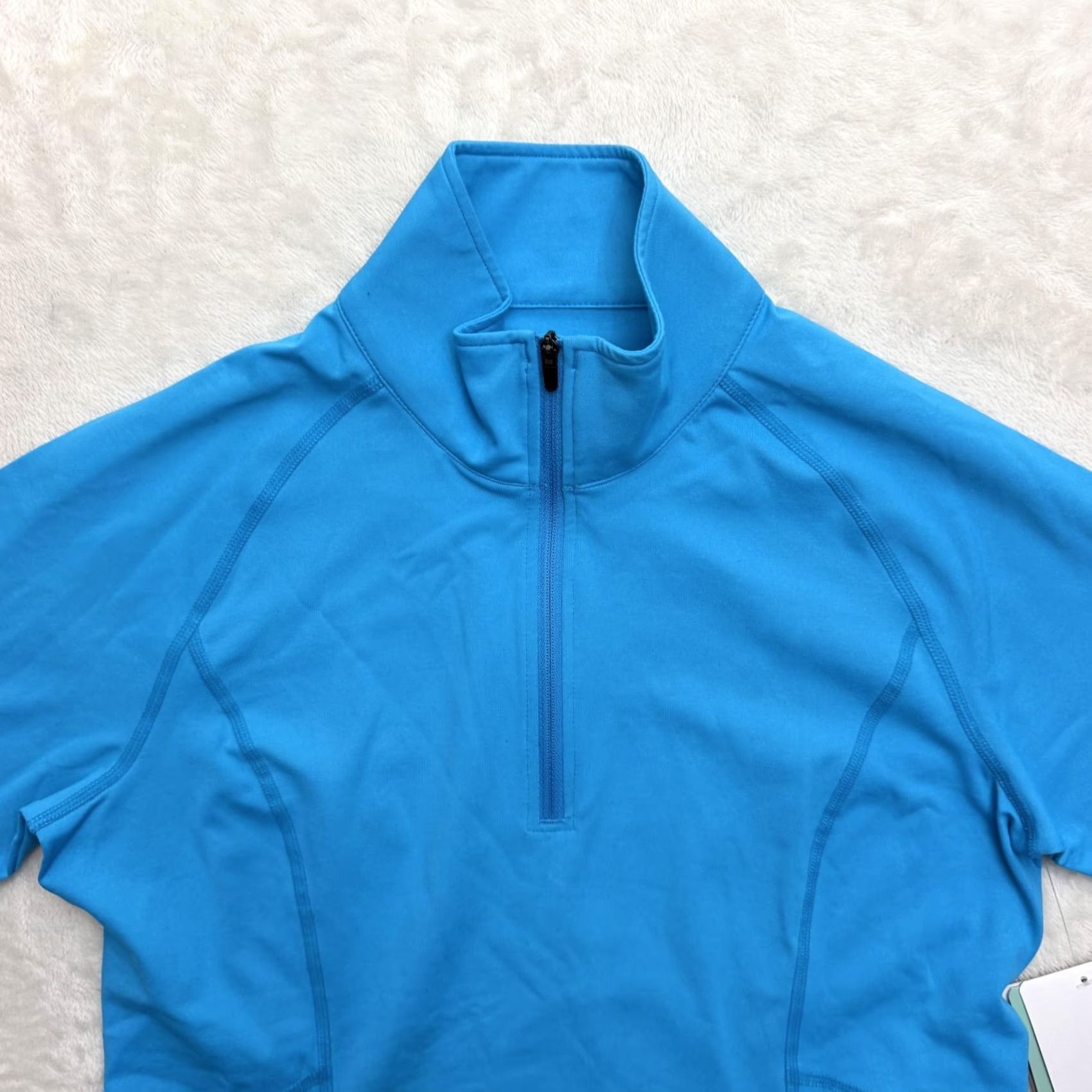 Marmot Marmot Meghan 1/2 Zip Mock Neck Sweatshirt Womens Small Blue Long Sleeve Athletic Activewear Shirts Size S / US 4 / IT 40 - 2 Thumbnail