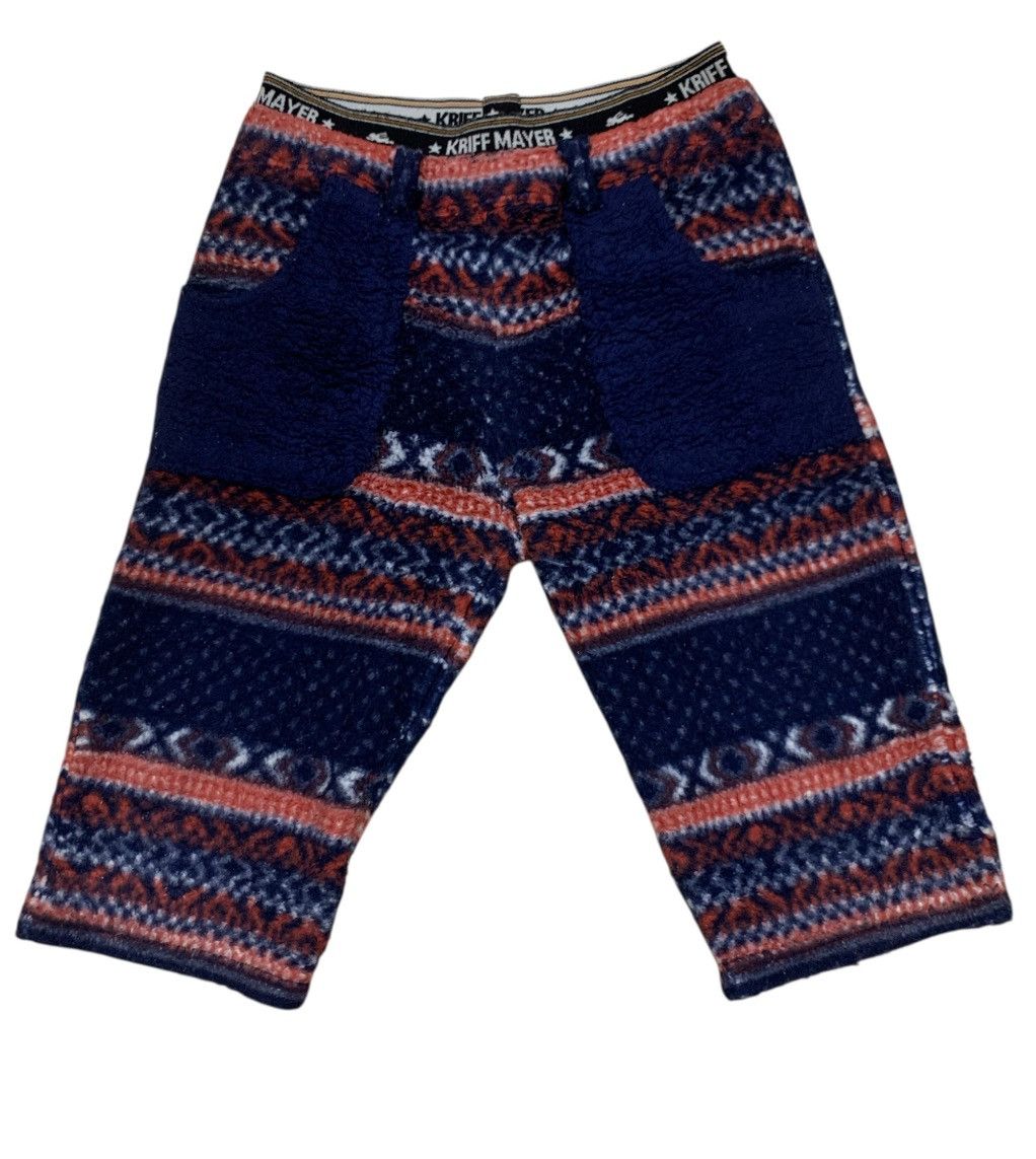 Designer Kriff Mayer Fleece Navajo Short Pants Size US 28 / EU 44 - 1 Thumbnail
