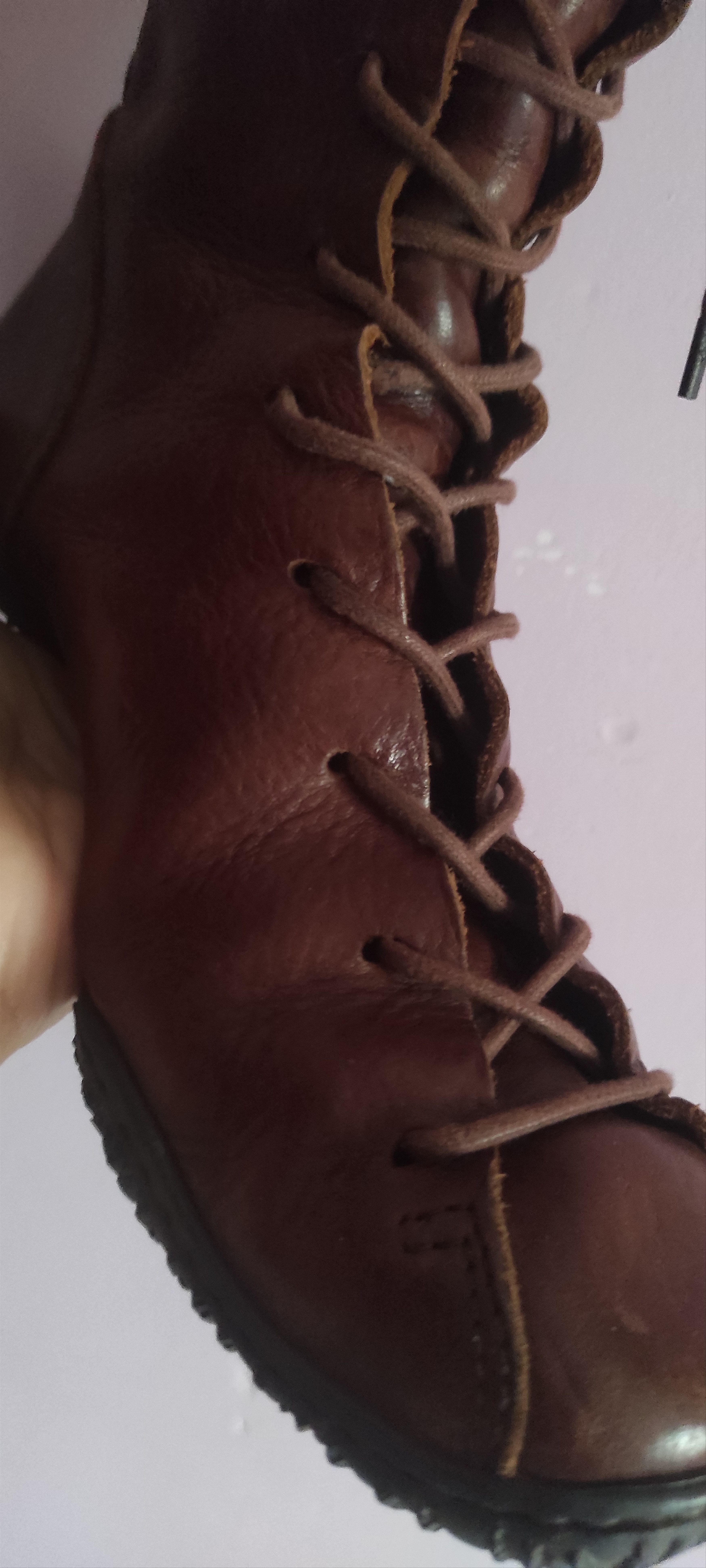 Trippen Trippen Belted Leather Women's Knee Flat Boots Made Germany Size US 7 / IT 37 - 8 Thumbnail