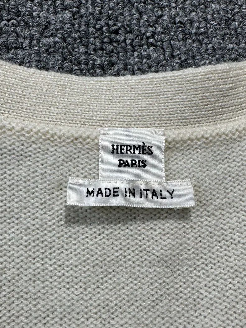 Hermes Hermes Spring/Summer 2024 beige single-breasted cashmere k Size XS / US 0-2 / IT 36-38 - 4 Thumbnail