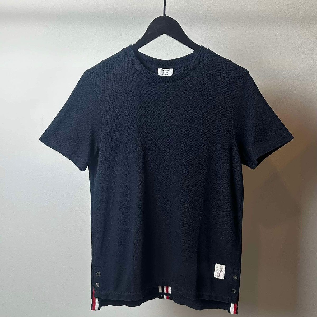 Thom Browne THOM BROWNE BACK STRIPED T SHIRT Size US M / EU 48-50 / 2 - 1 Thumbnail