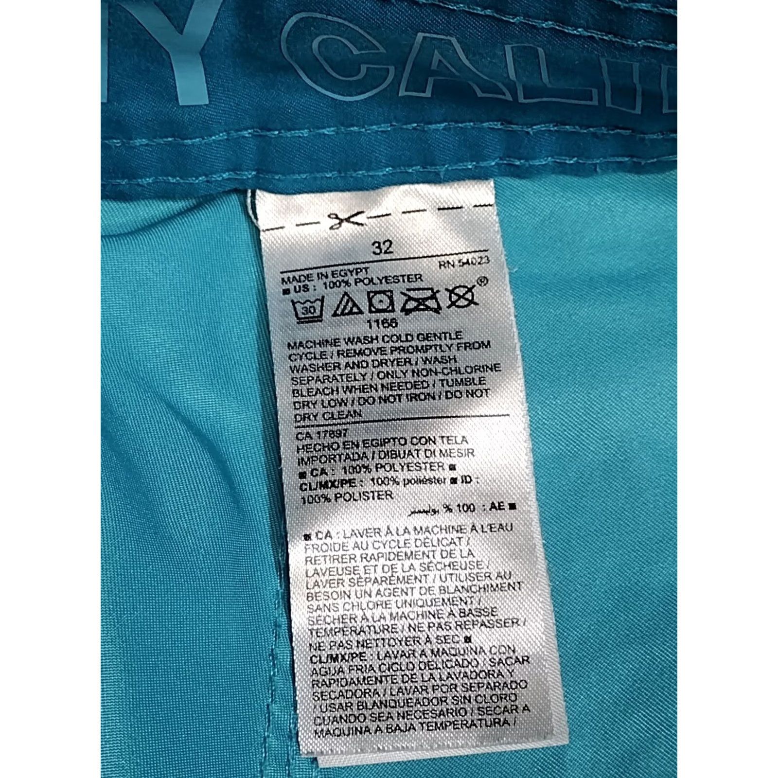 Old Navy Old Navy Men's Aqua Blue Board Shorts Swim Trunks 32 Blue Pockets Beach Mens Size US 32 / EU 48 - 5 Thumbnail