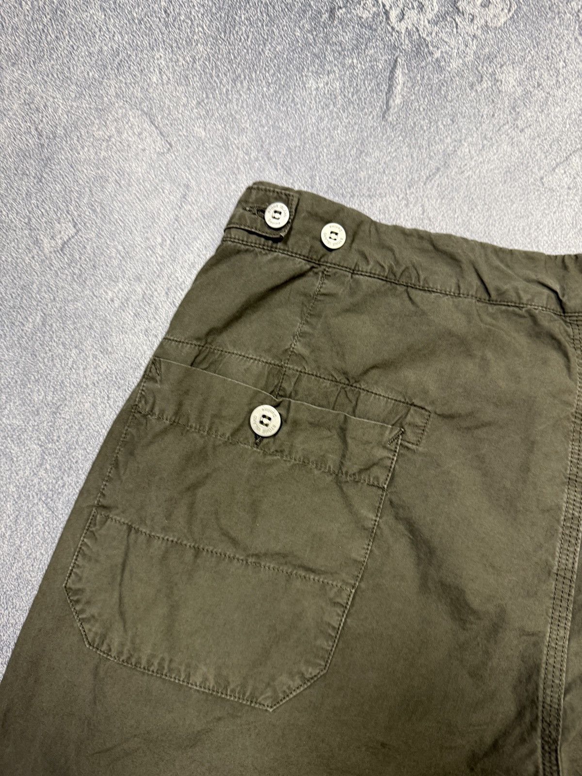 Stone Island Stone Island Denim Crazy Cargo Baggy Pants Japanese Style Size US 33 - 10 Thumbnail