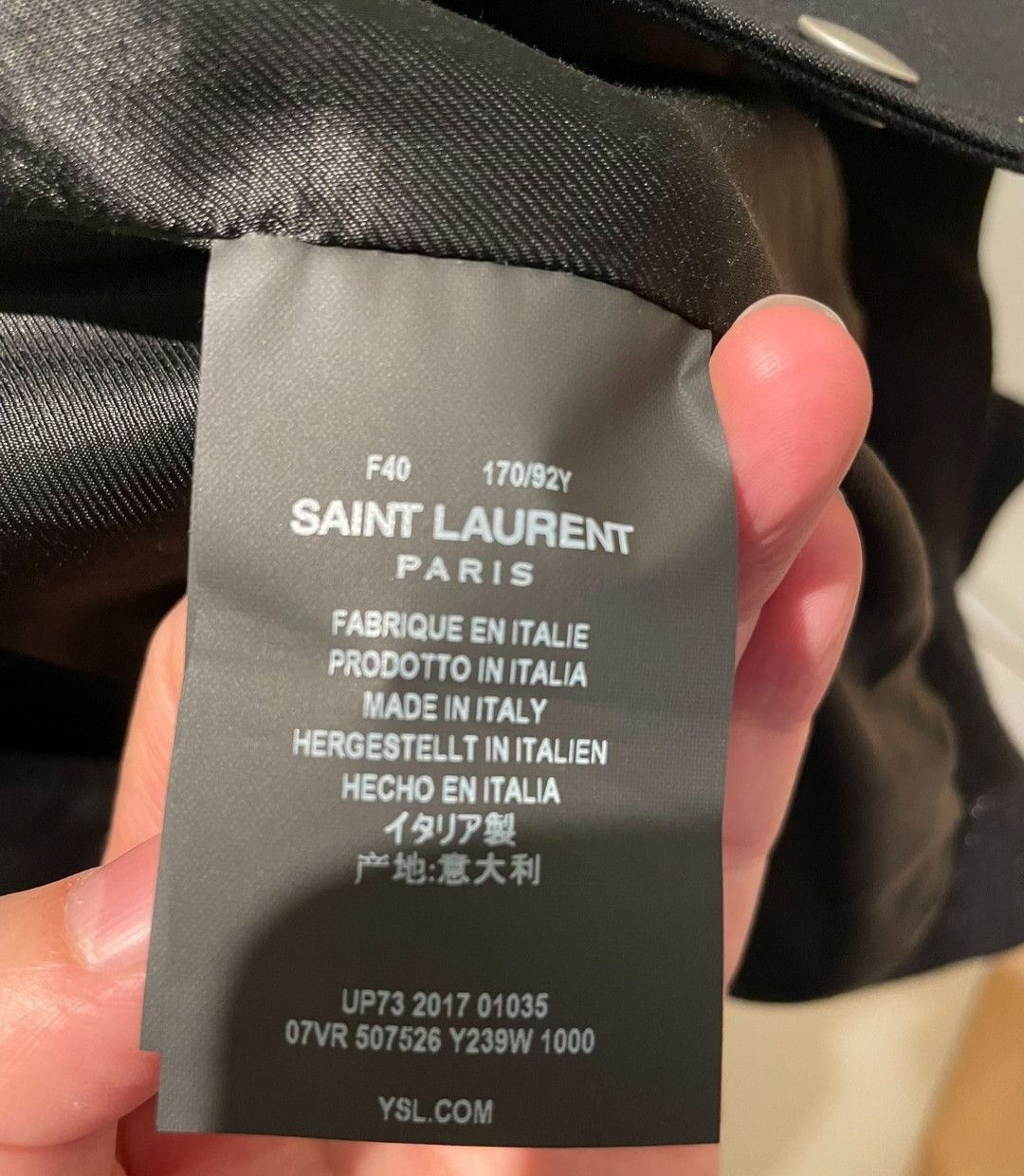 Saint Laurent Paris saint laurent jacket Size US XL / EU 56 / 4 - 5 Thumbnail