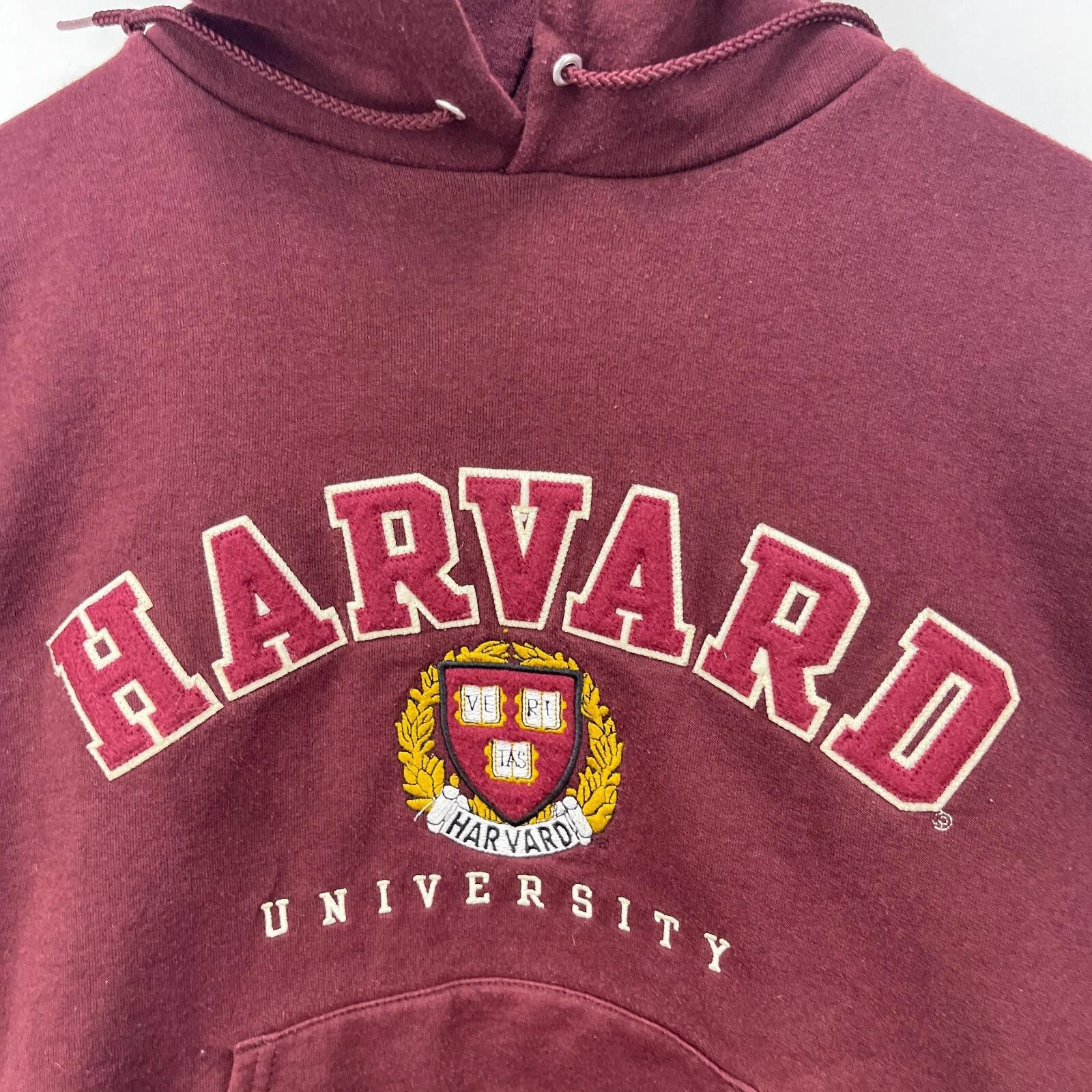 Champion Vintage Harvard University Champion Hoodie Y2K Small Size ONE SIZE - 3 Thumbnail