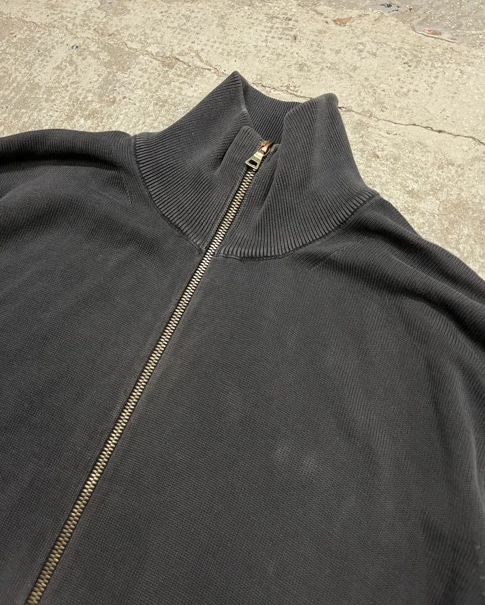 Prada 2000s Prada Dark Grey Faded Zip-up Sweater Size US M / EU 48-50 / 2 - 5 Thumbnail
