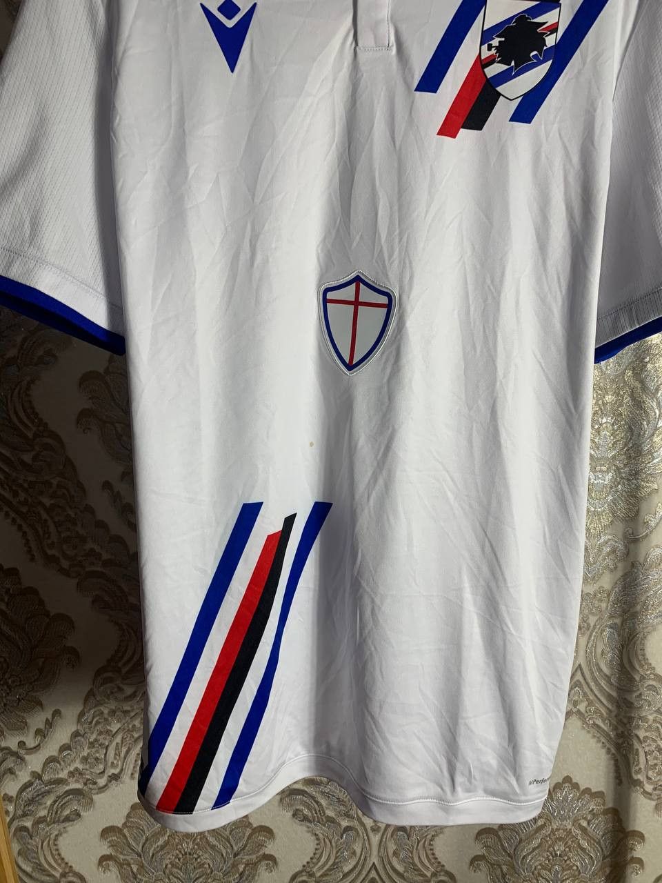 Vintage Macron FC Sampdoria Italy Retro Soccer Jersey Y2K 90s Size US XXL / EU 58 / 5 - 3 Thumbnail