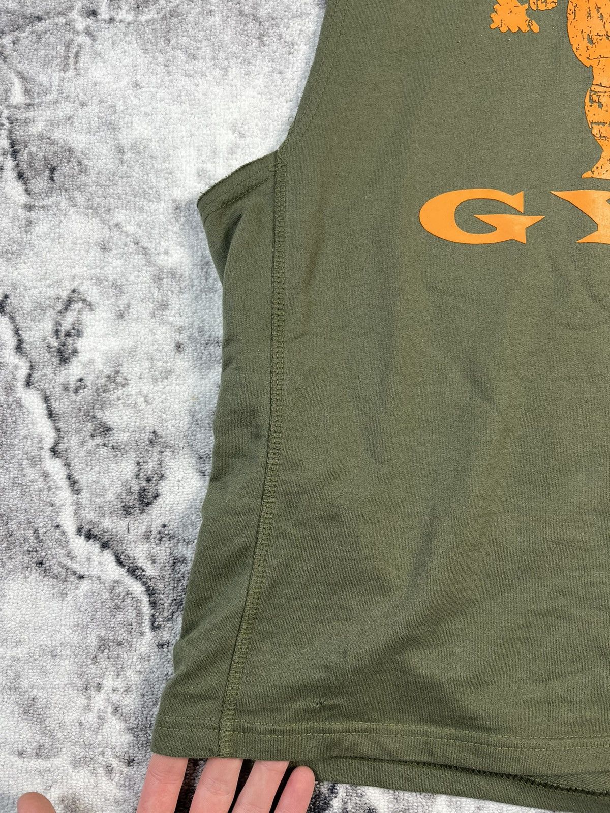 Vintage Gold’s Gym Sleeveless Hoodie – Muscle Fit Size US L / EU 52-54 / 3 - 4 Thumbnail