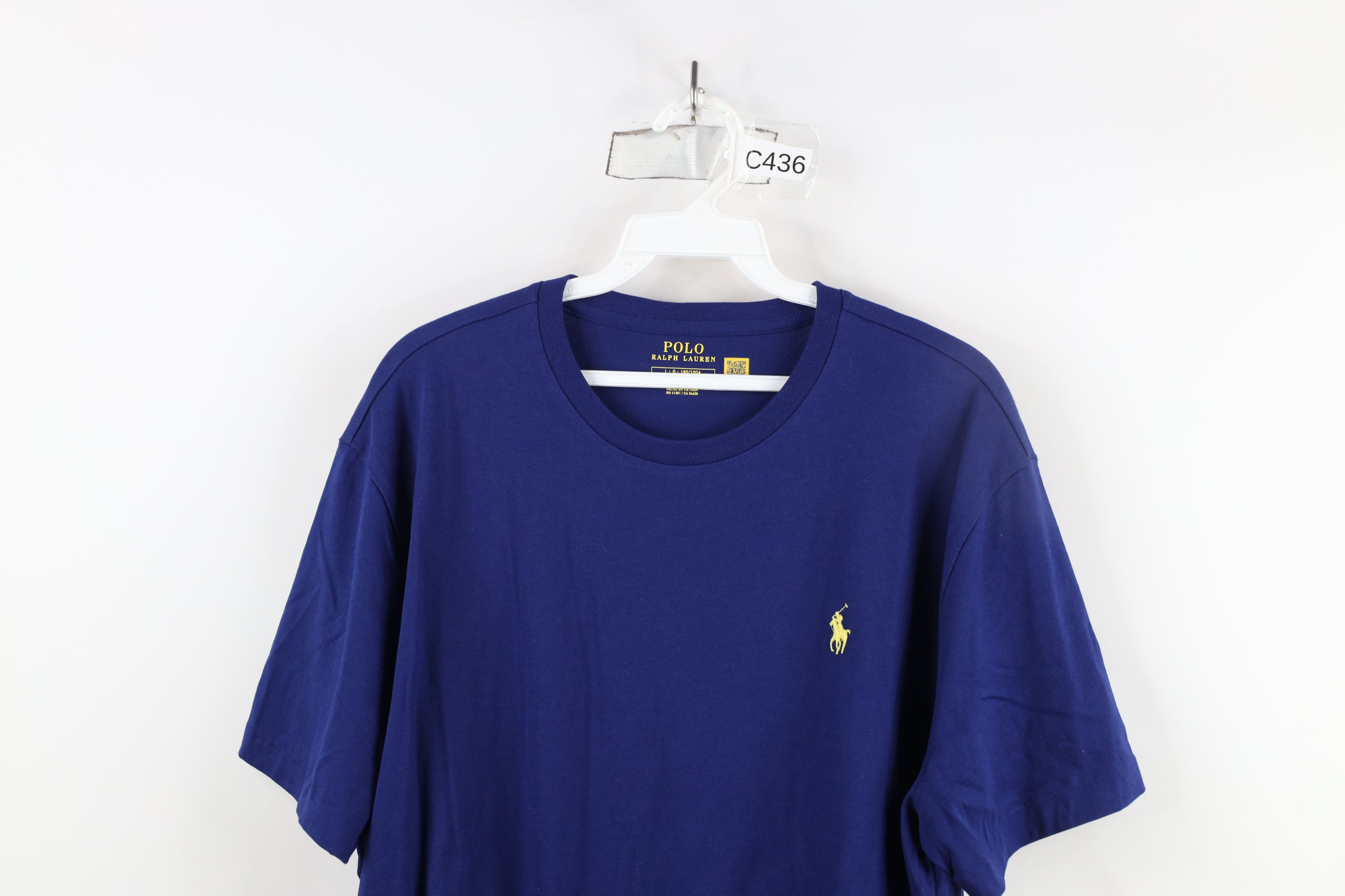 Ralph Lauren × Vintage Y2K Ralph Lauren Soft Cotton Touch Short Sleeve T-Shirt Blue Size US L / EU 52-54 / 3 - 2 Thumbnail
