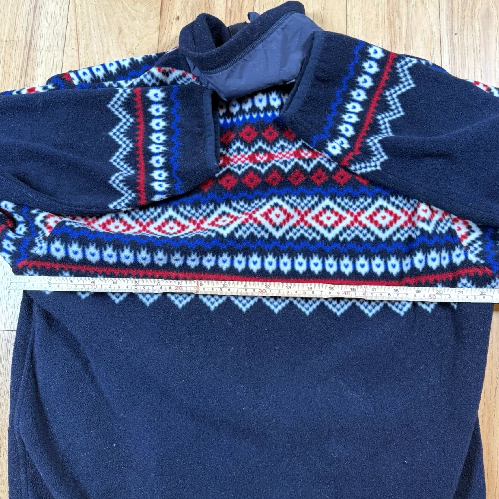 Ralph Lauren Polo Ralph Lauren Sweater Fleece Fair Isle 1/4 Zip Blue Mens Large Aztec Size US L / EU 52-54 / 3 - 5 Thumbnail