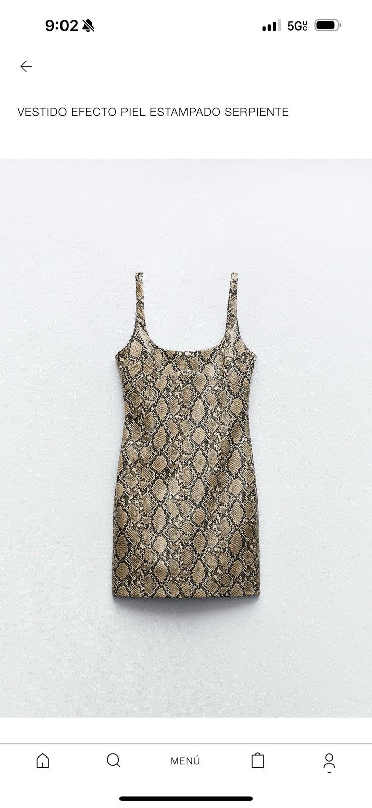 Zara Snake Mini Dress Size S / US 4 / IT 40 - 1 Preview