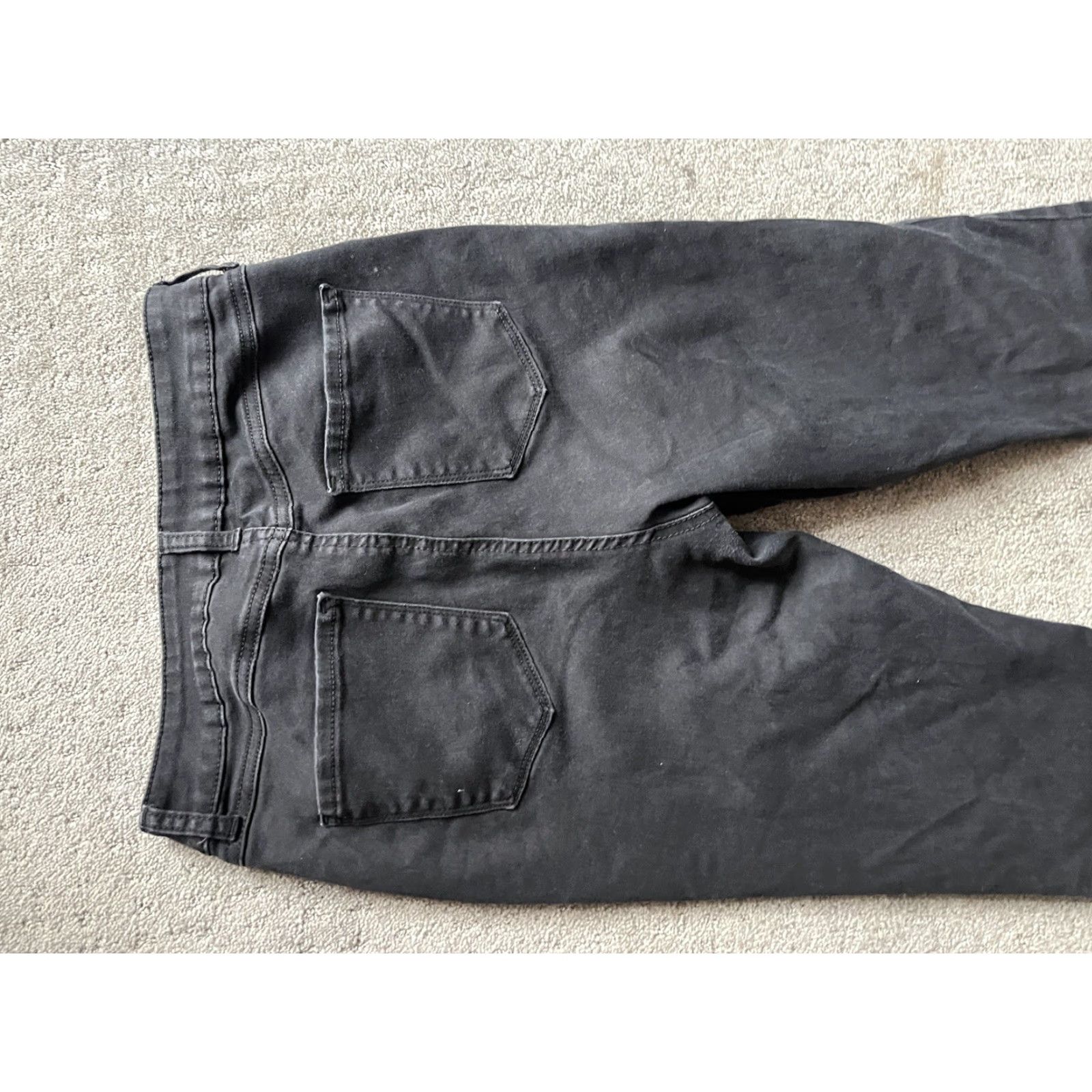 Vintage VINTAGE Rewash Jeans Women Denim Black 30 in 11 Junior Size 11/30 Skinny 5-Pocket Relaxed Casual Size 32" / US 10 / IT 46 - 5 Thumbnail
