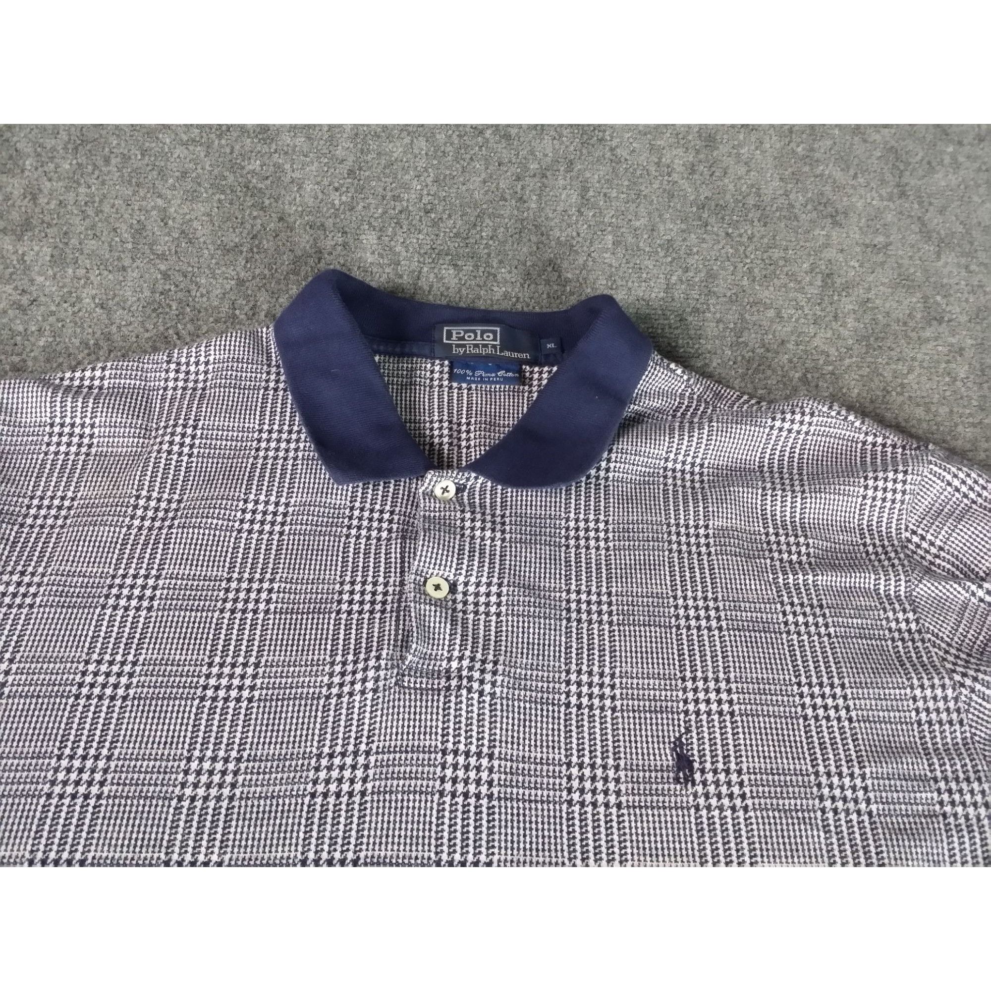 Polo Ralph Lauren Polo Ralph Lauren Gingham Polo Shirt Men Sz XL Pima Cotton C Size US XL / EU 56 / 4 - 2 Thumbnail