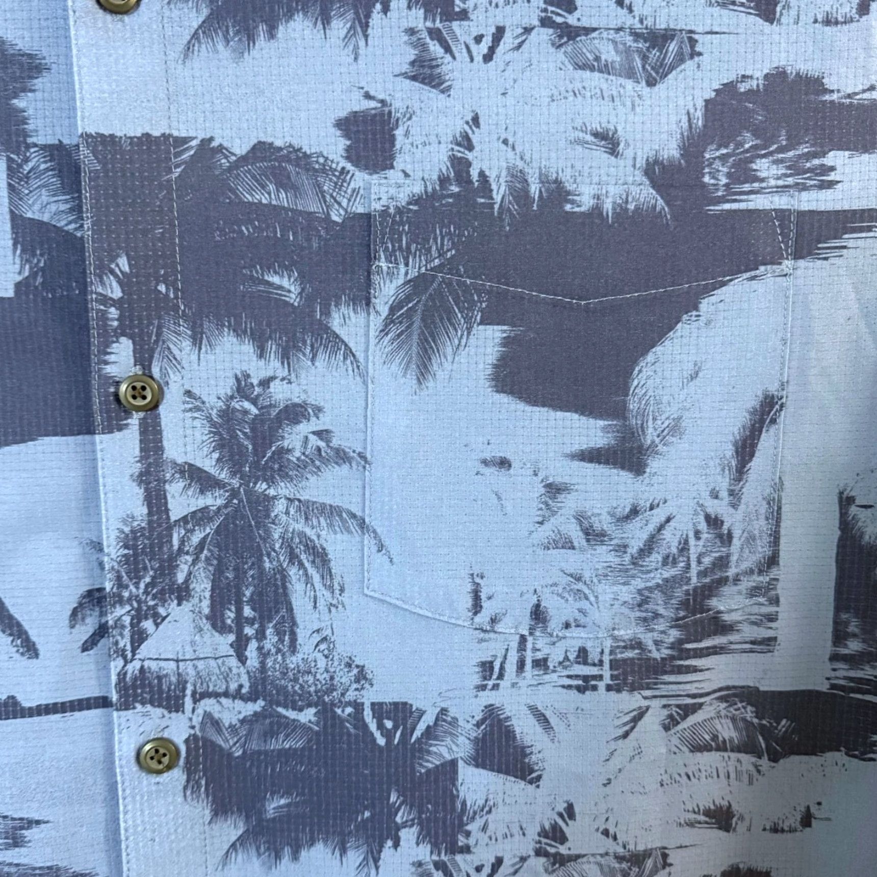 Tommy Bahama VINTAGE Tommy Bahama Camp Shirt Blue IslandZone Short-Sleeve Button-Up UPF-30+ Men XL Summer Beach Hawaiian Tropical Size US XL / EU 56 / 4 - 7 Thumbnail