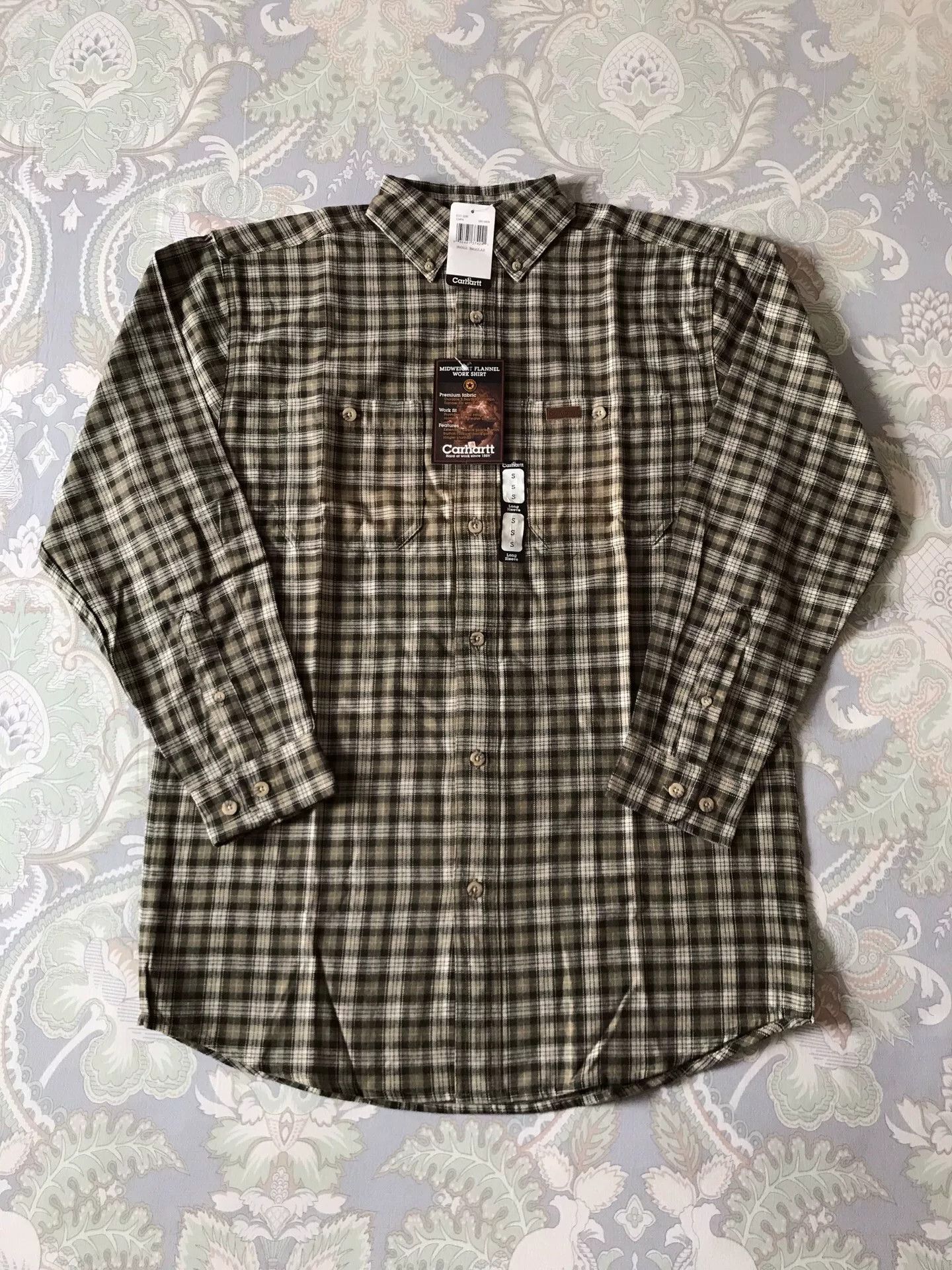 Carhartt Carhartt S131 LDN Flannel Work Shirt Size US S / EU 44-46 / 1 - 1 Thumbnail