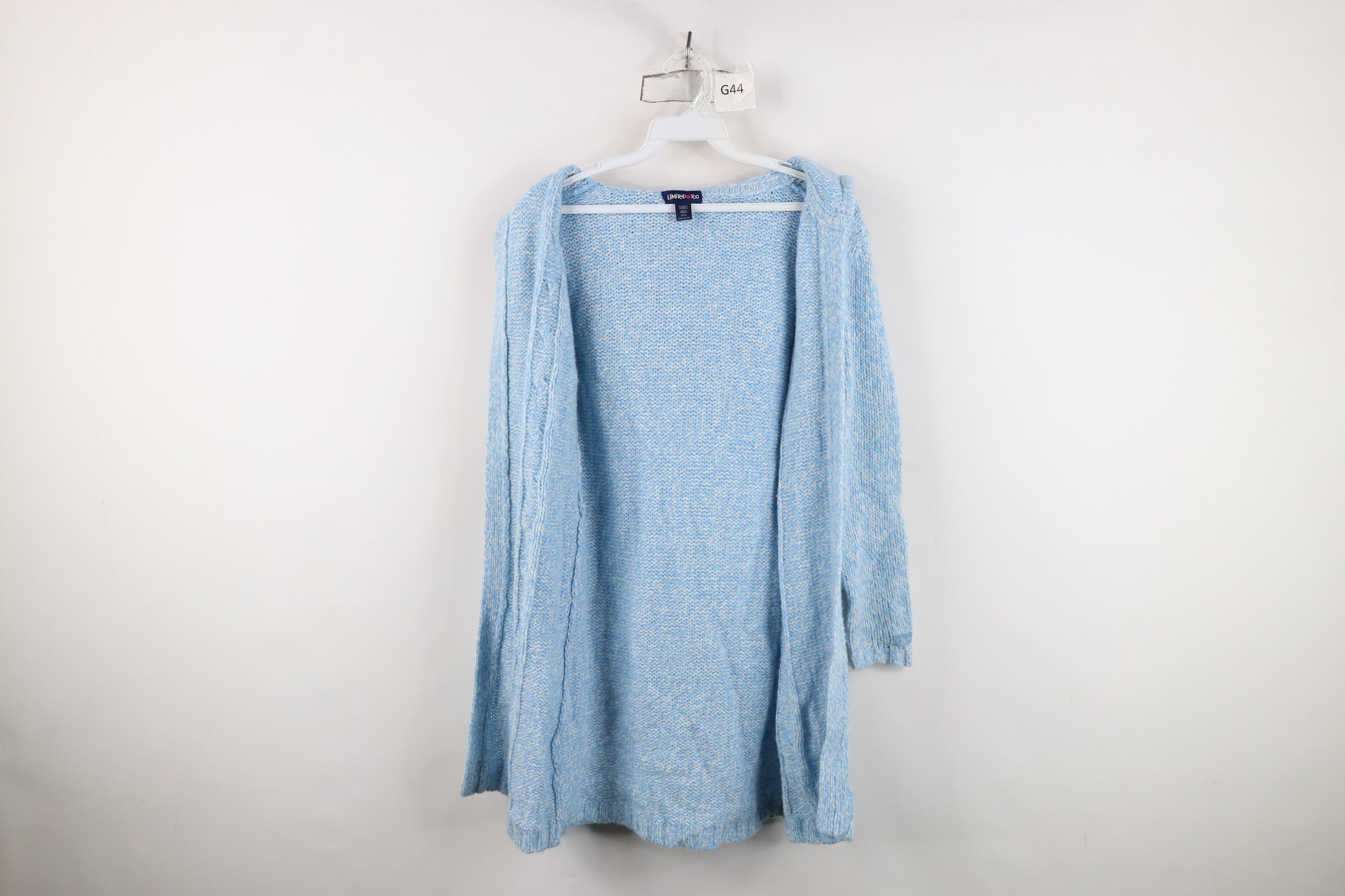Vintage Vintage 90s Y2K Limited Too Hooded Knit Cardigan Sweater Size M / US 6-8 / IT 42-44 - 8 Thumbnail