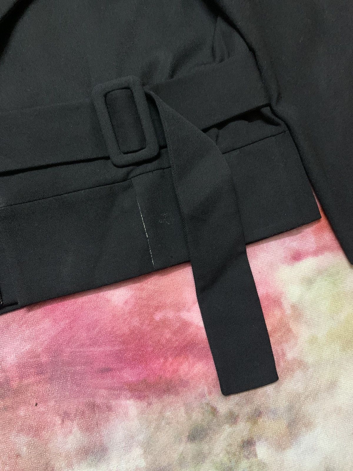 Yohji Yamamoto Yohji Yamamoto Signature Label Cropped Shawl Collar Wool Size US M / EU 48-50 / 2 - 6 Thumbnail