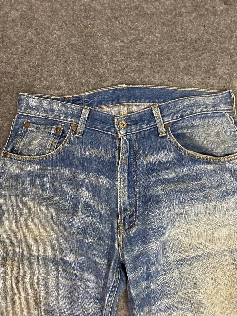 Levi's vintage levis 503 nice faded design denim Size US 34 / EU 50 - 9 Thumbnail