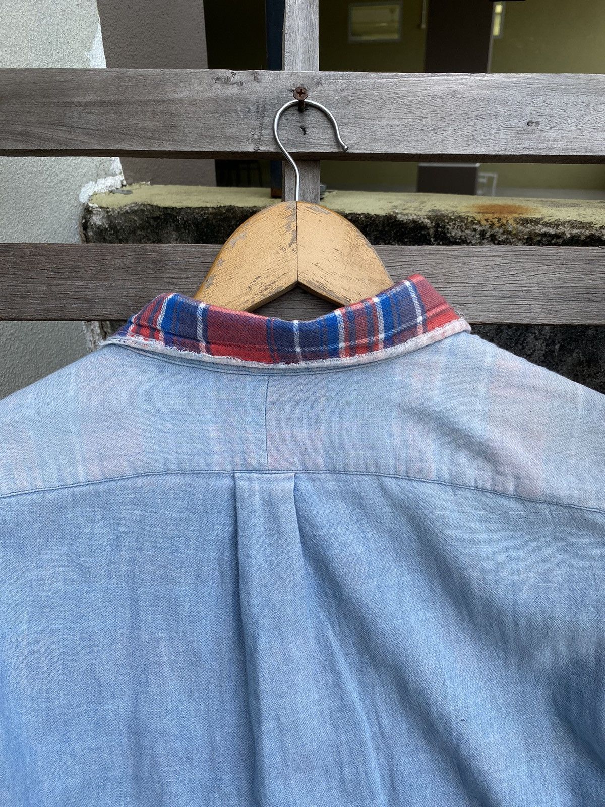 Vintage Vintage Polo Ralph Lauren Inner Flannel Shirt - distressed Size US M / EU 48-50 / 2 - 8 Thumbnail