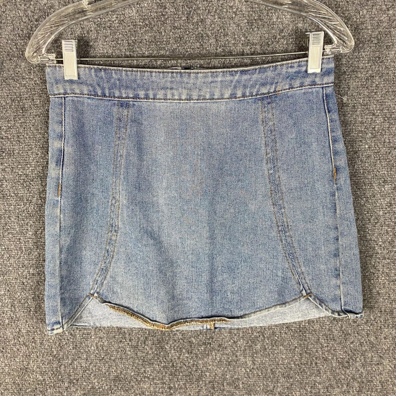 Pacsun Pacsun Skirt Women's 26 Denim Mini 100% Cotton Zipper Fly Size 26" / US 2 / IT 38 - 1 Thumbnail