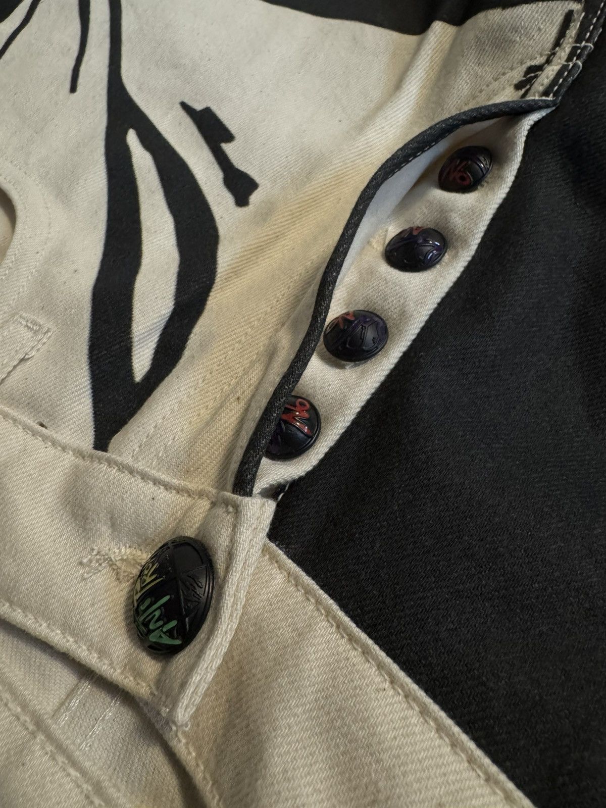Matty Boy Matty Boy NYC Exclusive “99 EYES” Denim White Size US 34 / EU 50 - 6 Thumbnail