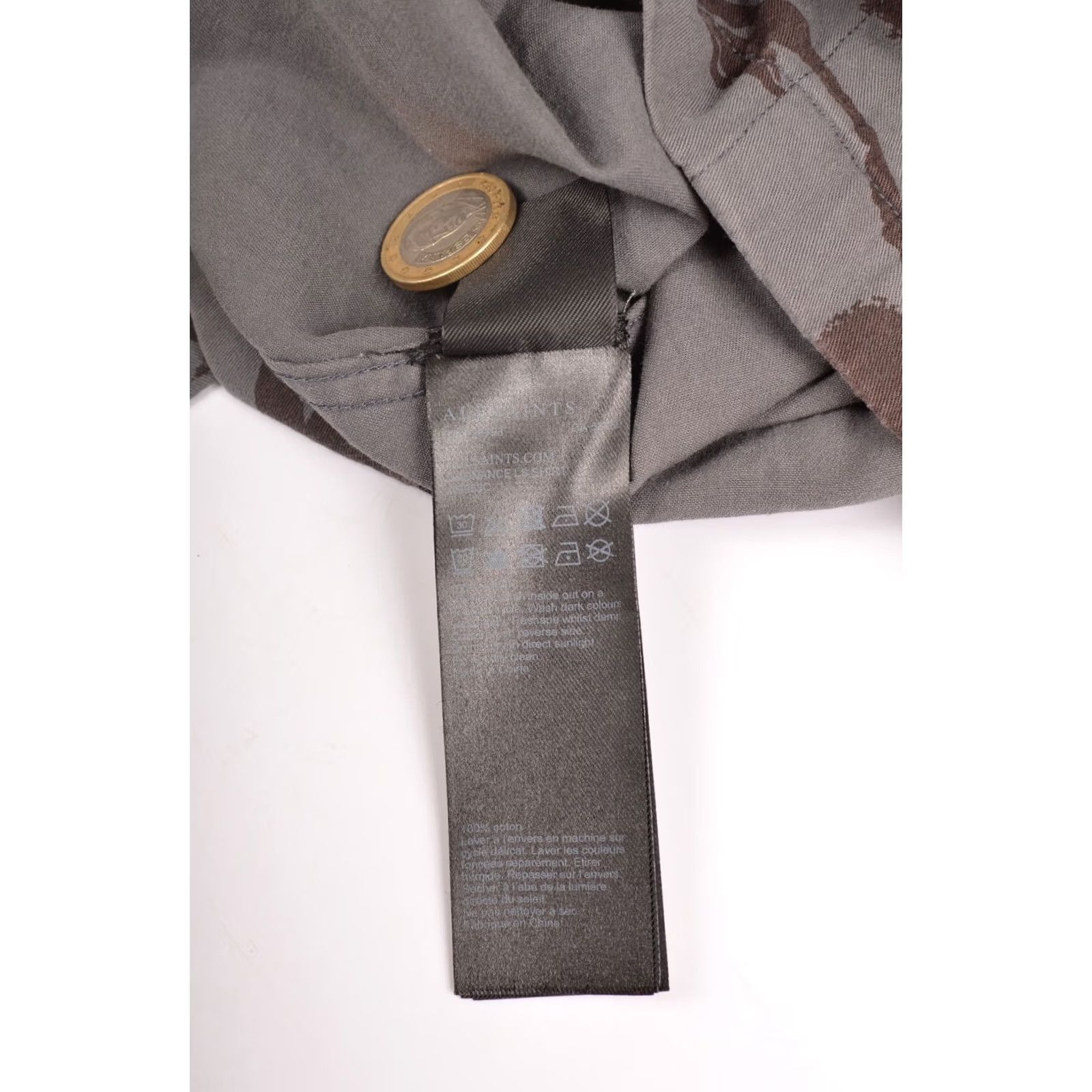 Allsaints Allsaints Ordnance LS Shirt Full-Zip Camo Button Shirt M Multicolor Men's Shirt Full Zip Casual 90s (if applicable) Size US M / EU 48-50 / 2 - 5 Thumbnail