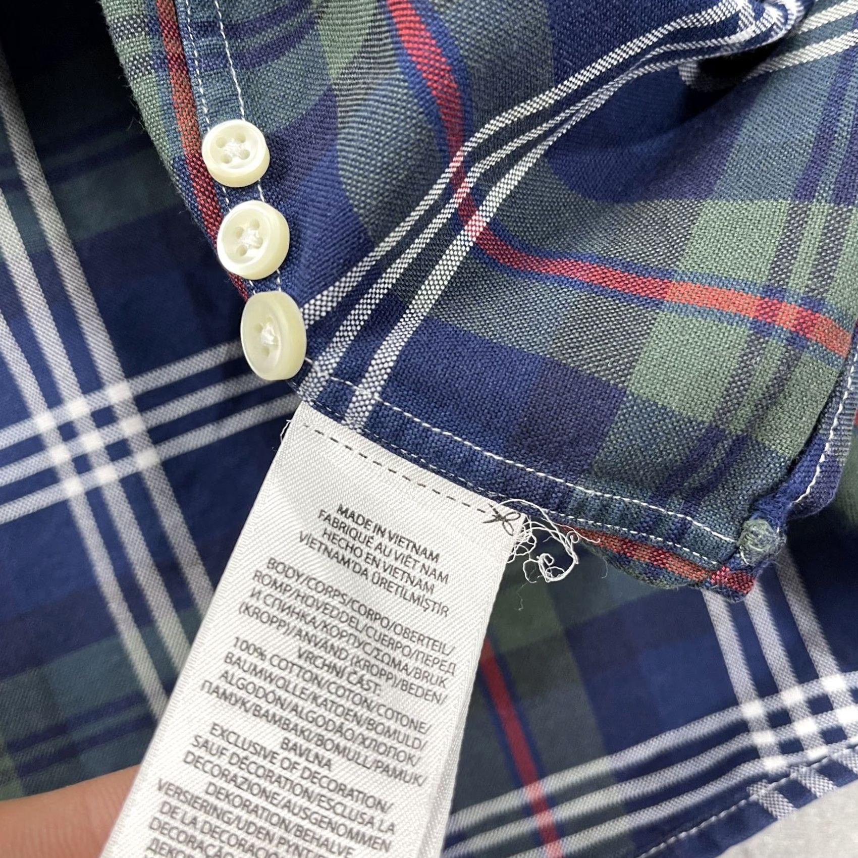 Ralph Lauren Ralph Lauren Shirt Mens 3XB Big Plaid Pony Blue Green Long Sleeve 100% Cotton Shirt Size US XXL / EU 58 / 5 - 5 Thumbnail